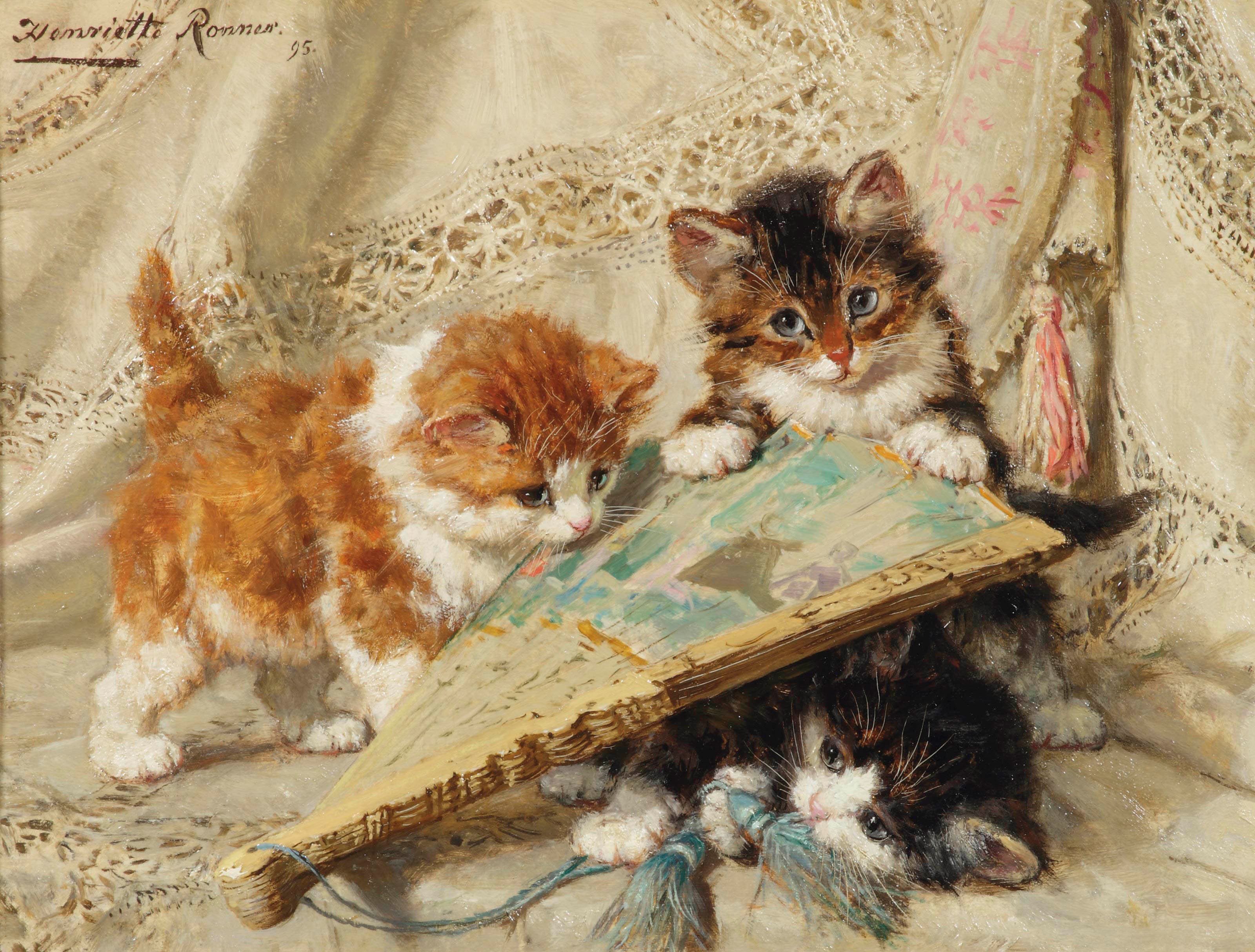 Henriette Ronner-Knip (Amsterdam 1821-1909 Elsene)