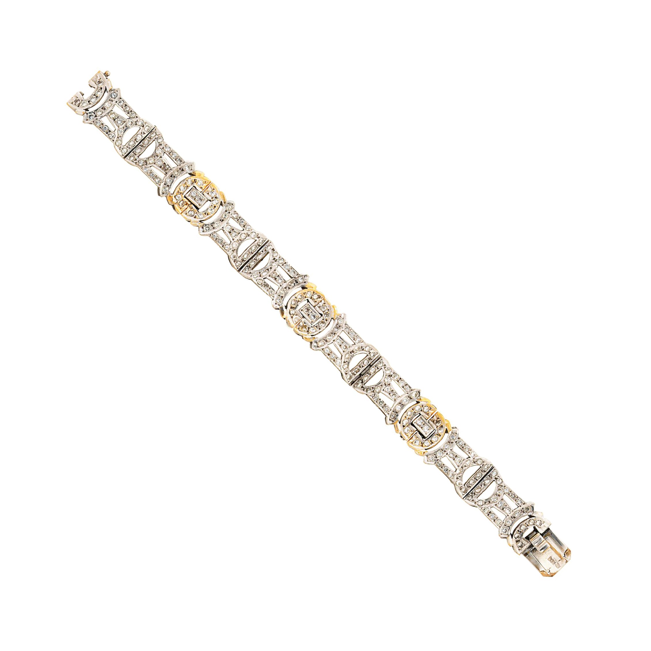 A diamond bracelet