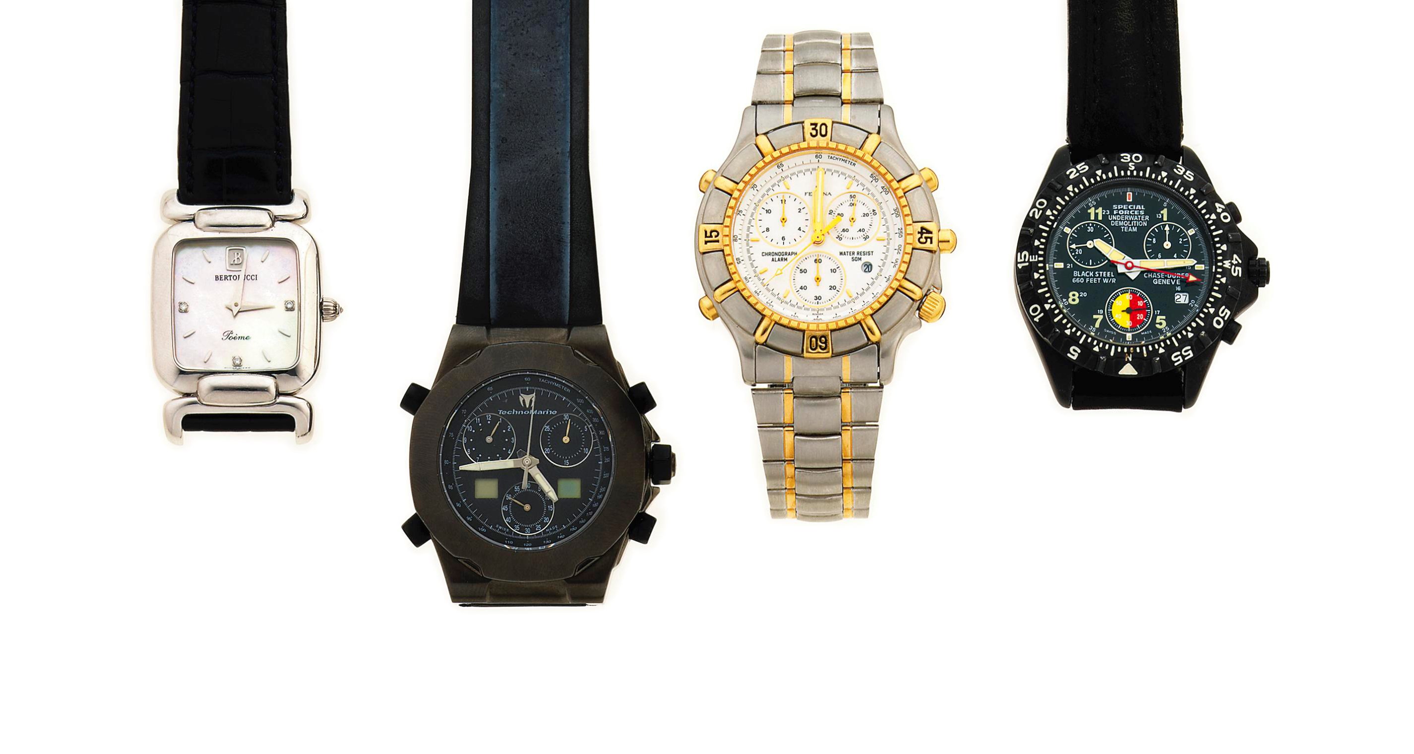 A group of wristwatches