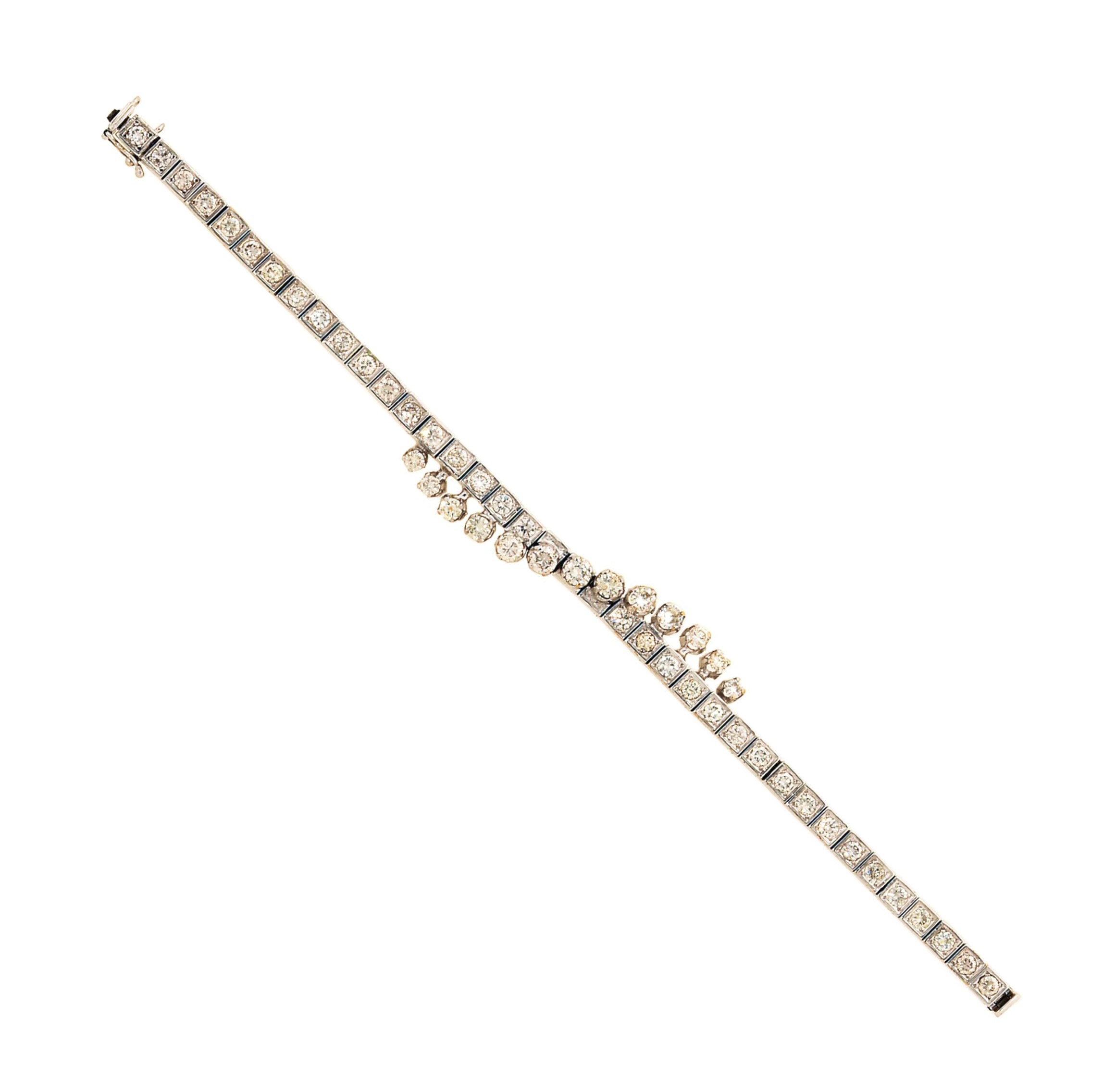 A diamond bracelet
