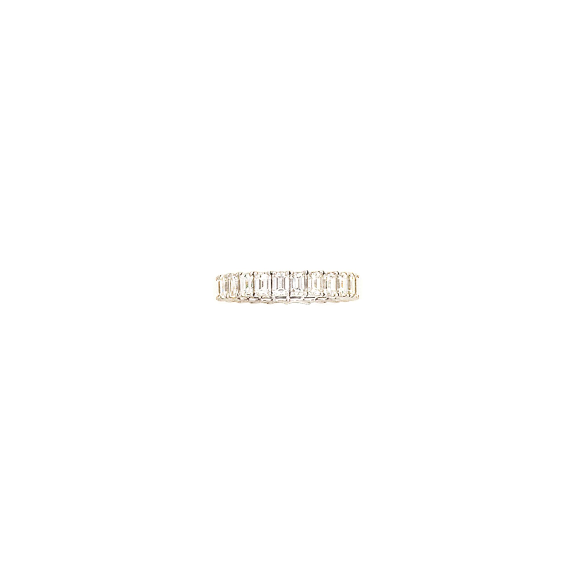 A diamond eternity ring