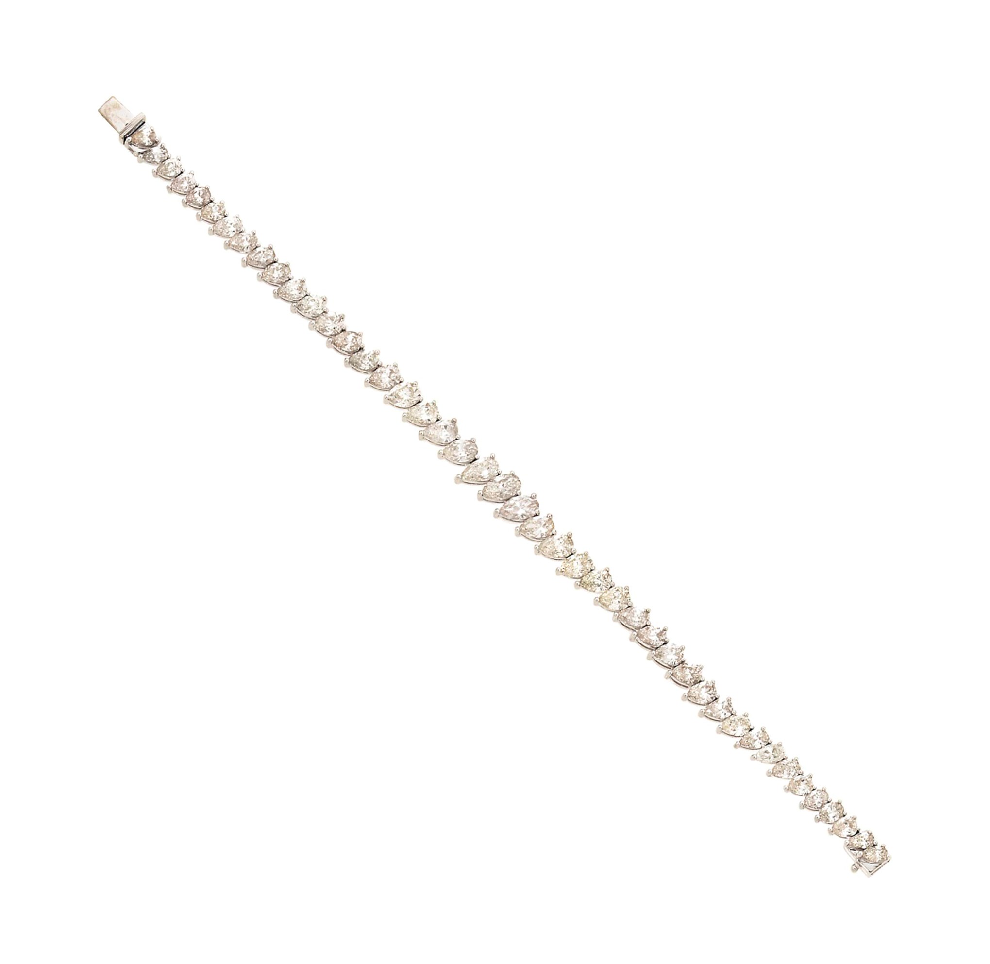 A diamond bracelet