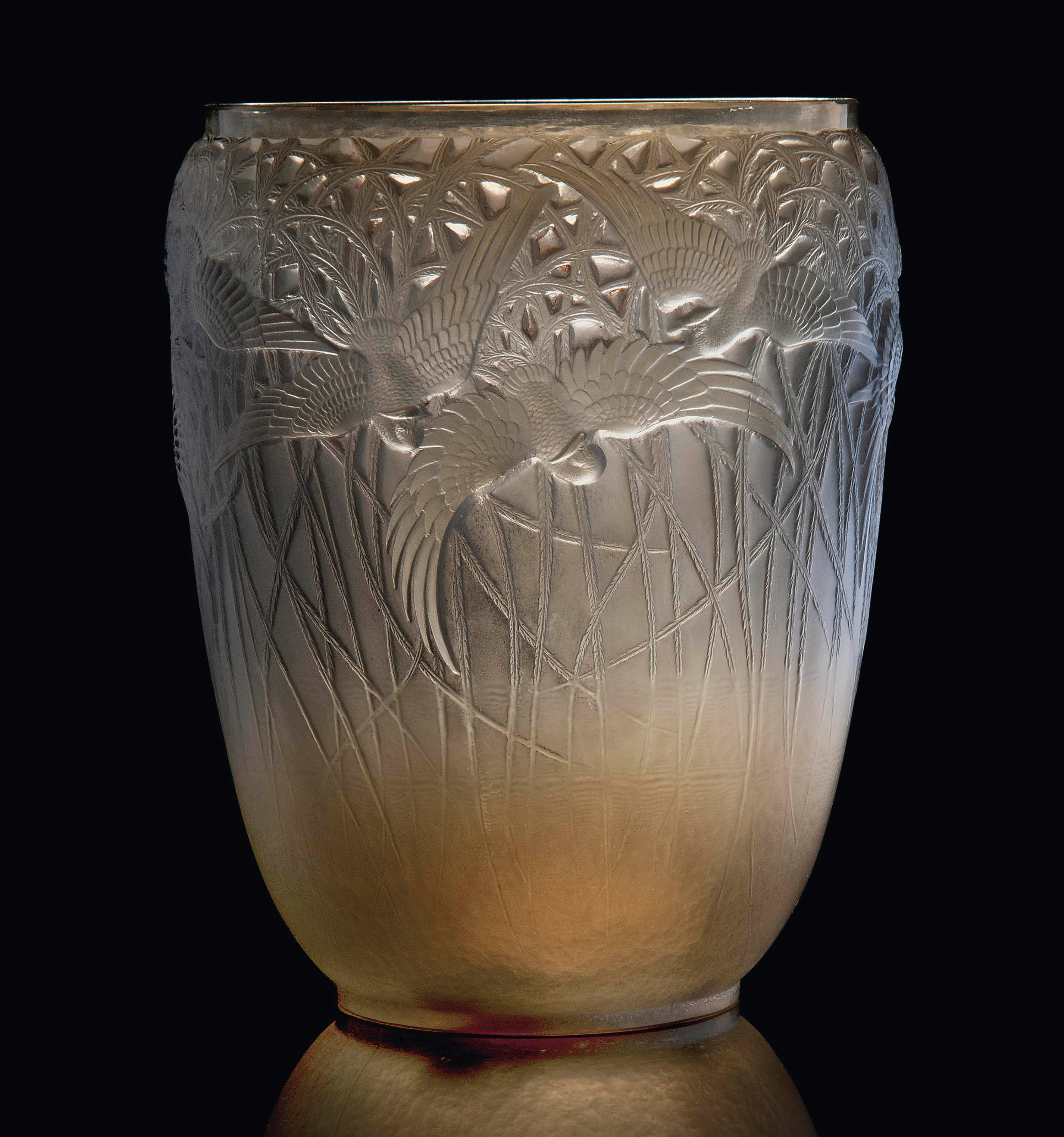 AIGRETTES VASE, NO. 988