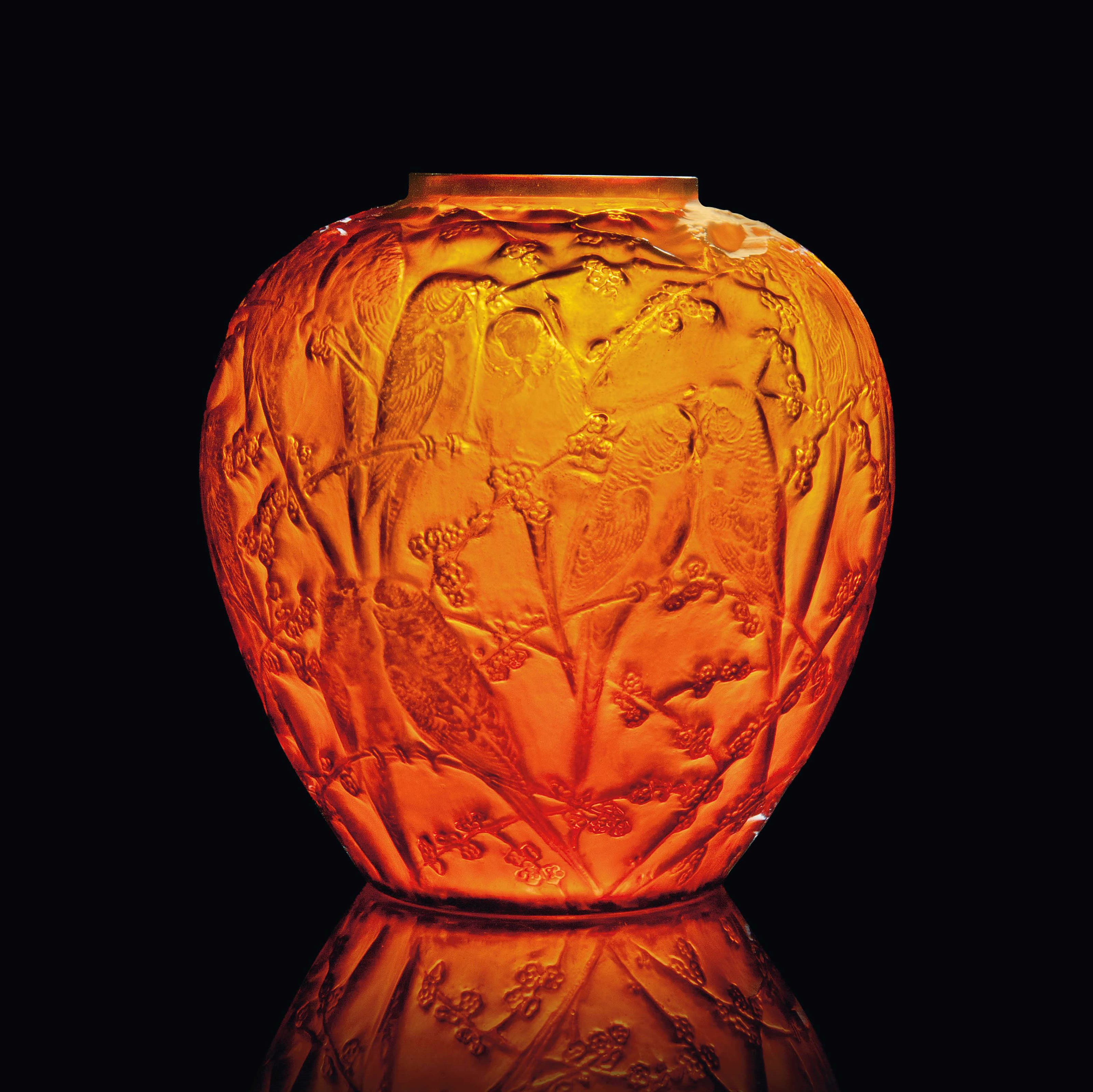 PERRUCHES VASE, NO. 876