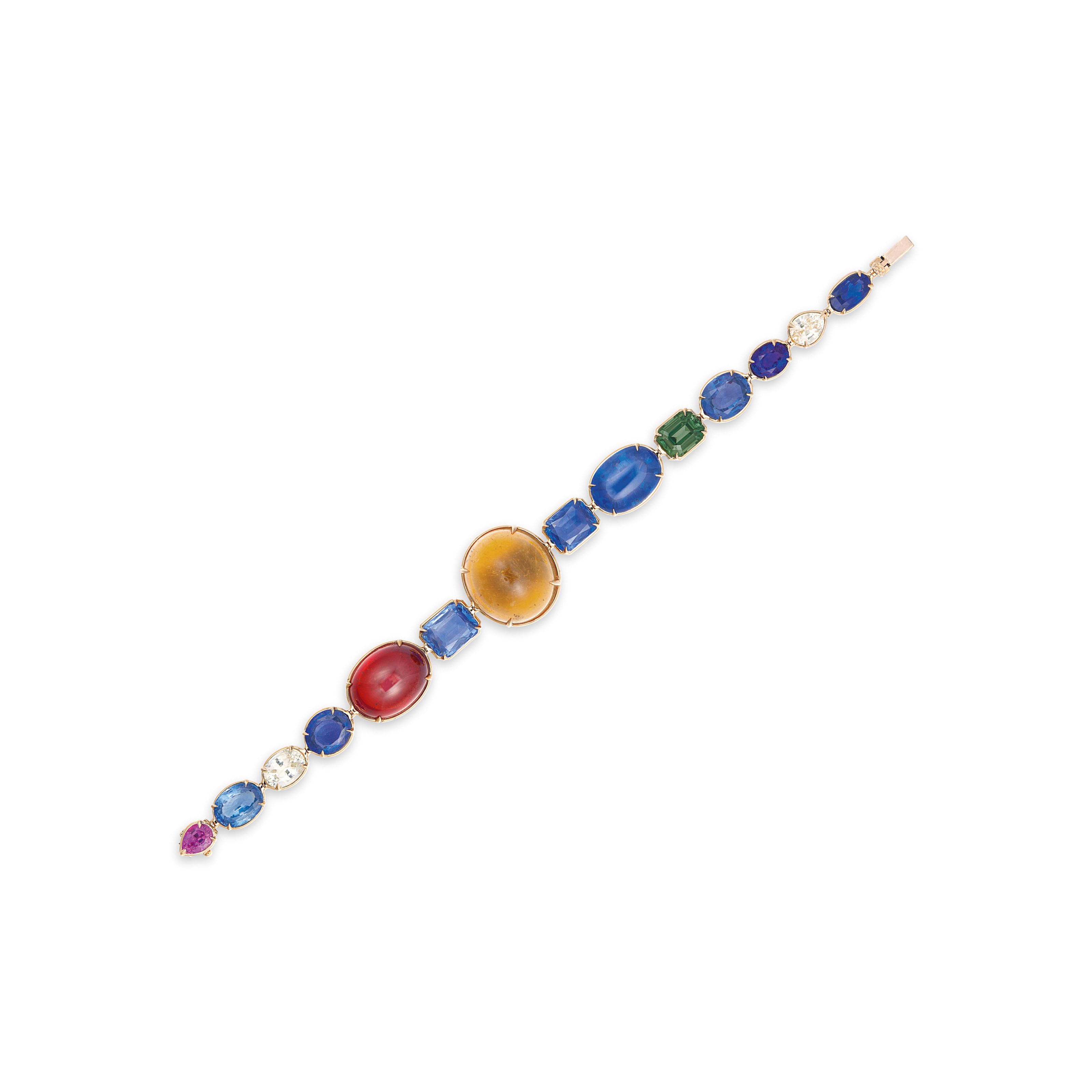 A MULTI-GEM BRACELET