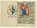 BOOK OF HOURS, use of Rome, in Latin, ILLUMINATED MANUSCRIPT ON VELLUM