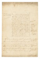 GWYN, Eleanor [Nell] (1651?-1687). Document signed (with initials, 'E.G.'), a receipt for £250 paid to her as part of her pension, together with the related payment order, 23 August 1682, for £1,250 as the quarterly allowance to 'Mrs Elianor Gwyn ... towards the Support of her selfe, and Charles Earle of Burford [the King's illegitimate son, later 1st Duke of St Alban's]', countersigned by Laurence Hyde [later 1st Earl of Rochester], Sir John Ernle, Sir Sidney Godolphin [later 1st Earl of Godolphin] and Sir Stephen Fox; the order is endorsed with four instructions by Sir Robert Howard (auditor of the exchequer) to the tellers of the receipt of the exchequer John Loving, George Downing [the younger] and Sir Thomas Vernon, for payments of £250 'out of Excise', together 2½ pages, folio, on two bifolia (minor general soiling, more marked at upper and lower margins of the payment order), window-mounted. Provenance: from the collection of the Norfolk historian Charles John Palmer (1805-1888).