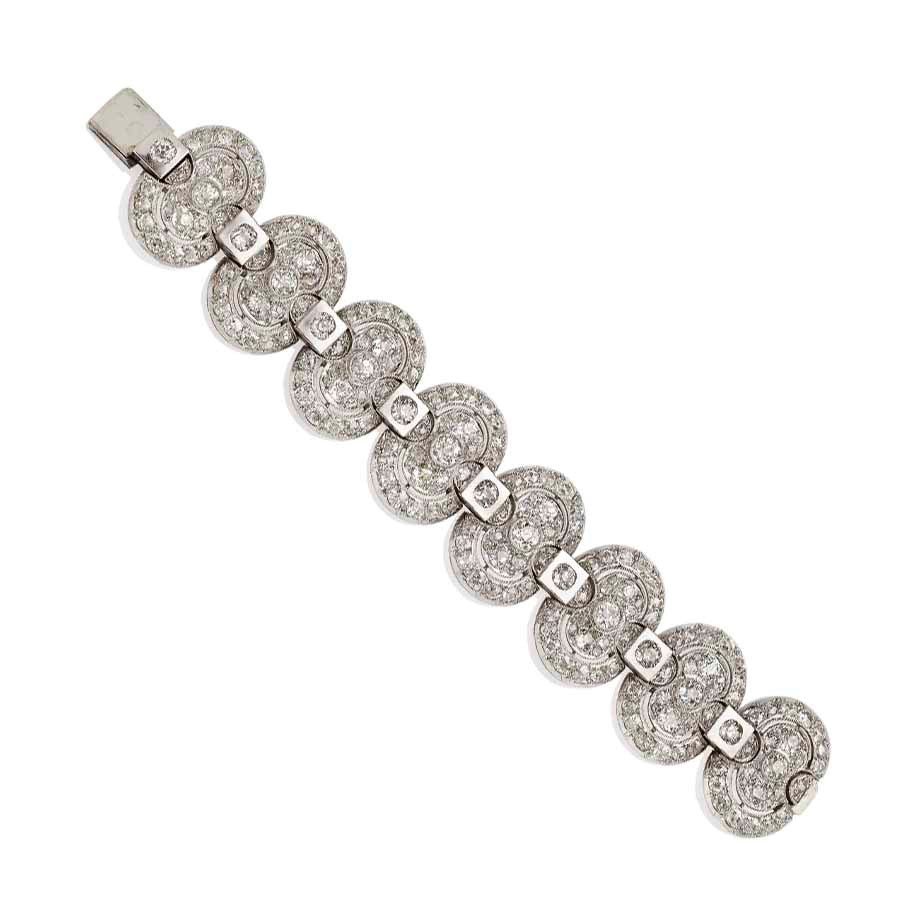 BRACELET ART DECO DIAMANTS