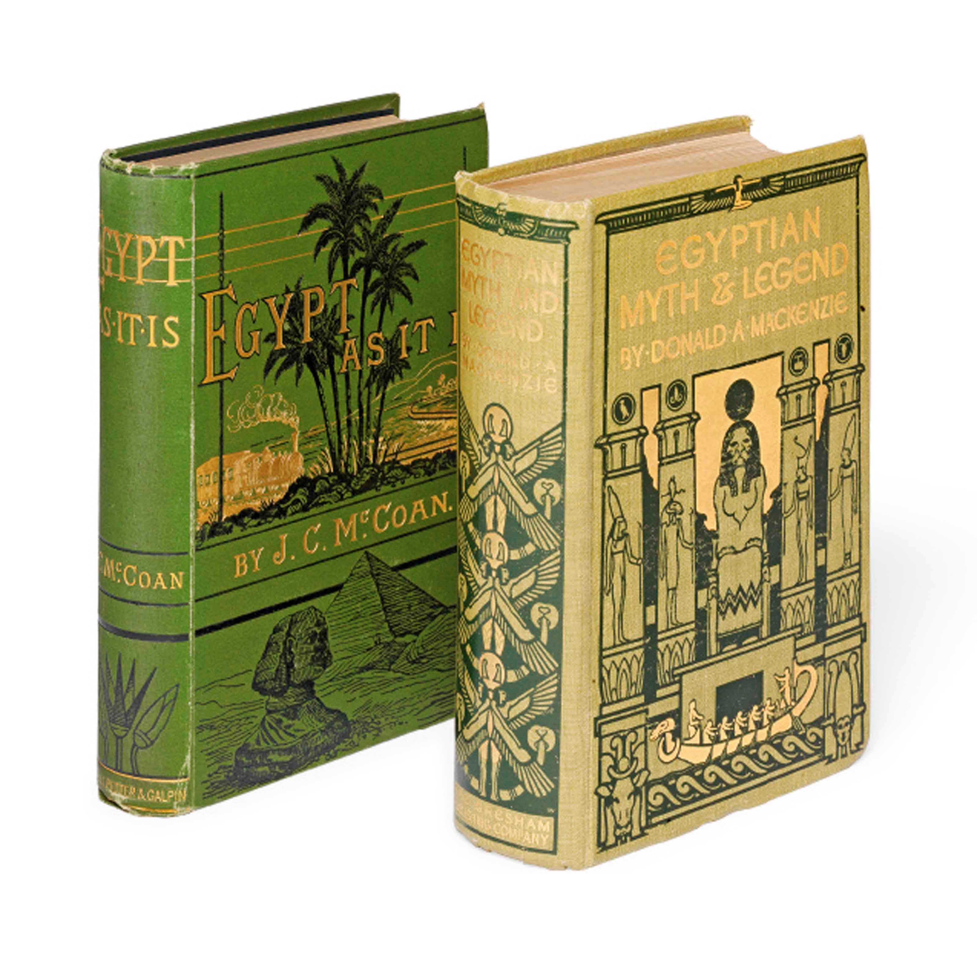 EGYPT -- BUDGE, Ernest Alfred Wallis (1857-1934). The Egyptian Sudan. Its History and Monuments. London: Kegan Paul [and others], 1907. 2 volumes, large 8° (246 x 170mm). Numerous maps and plates, some folding. Original pictorial cloth gilt, top edges gilt.