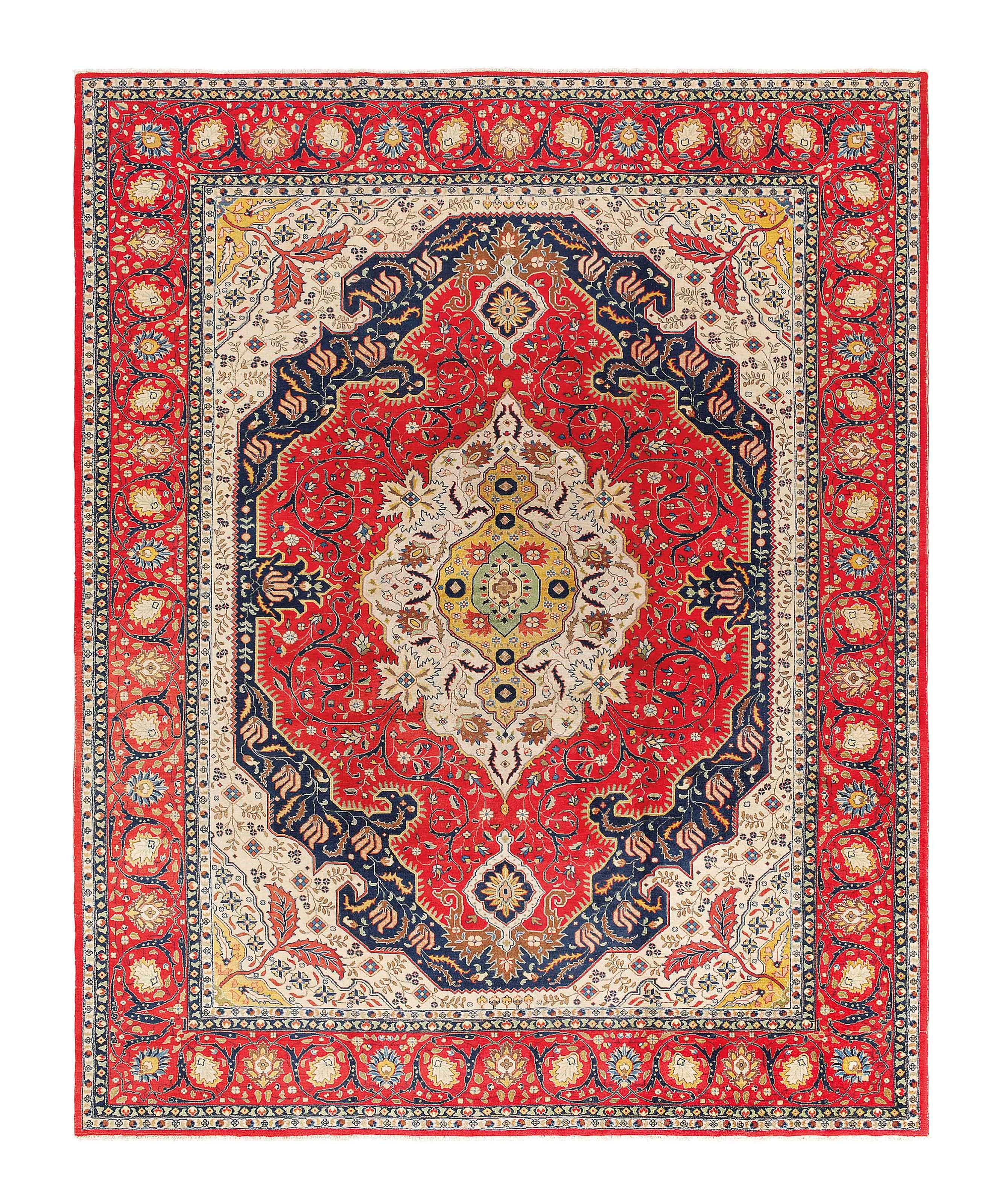 A fine Tabriz carpet