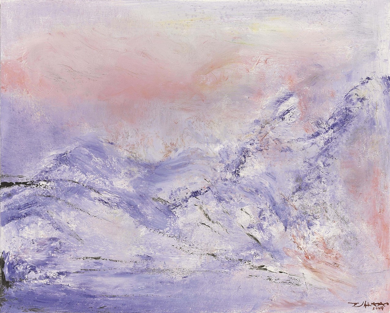 Zao Wou-Ki (b. 1920)