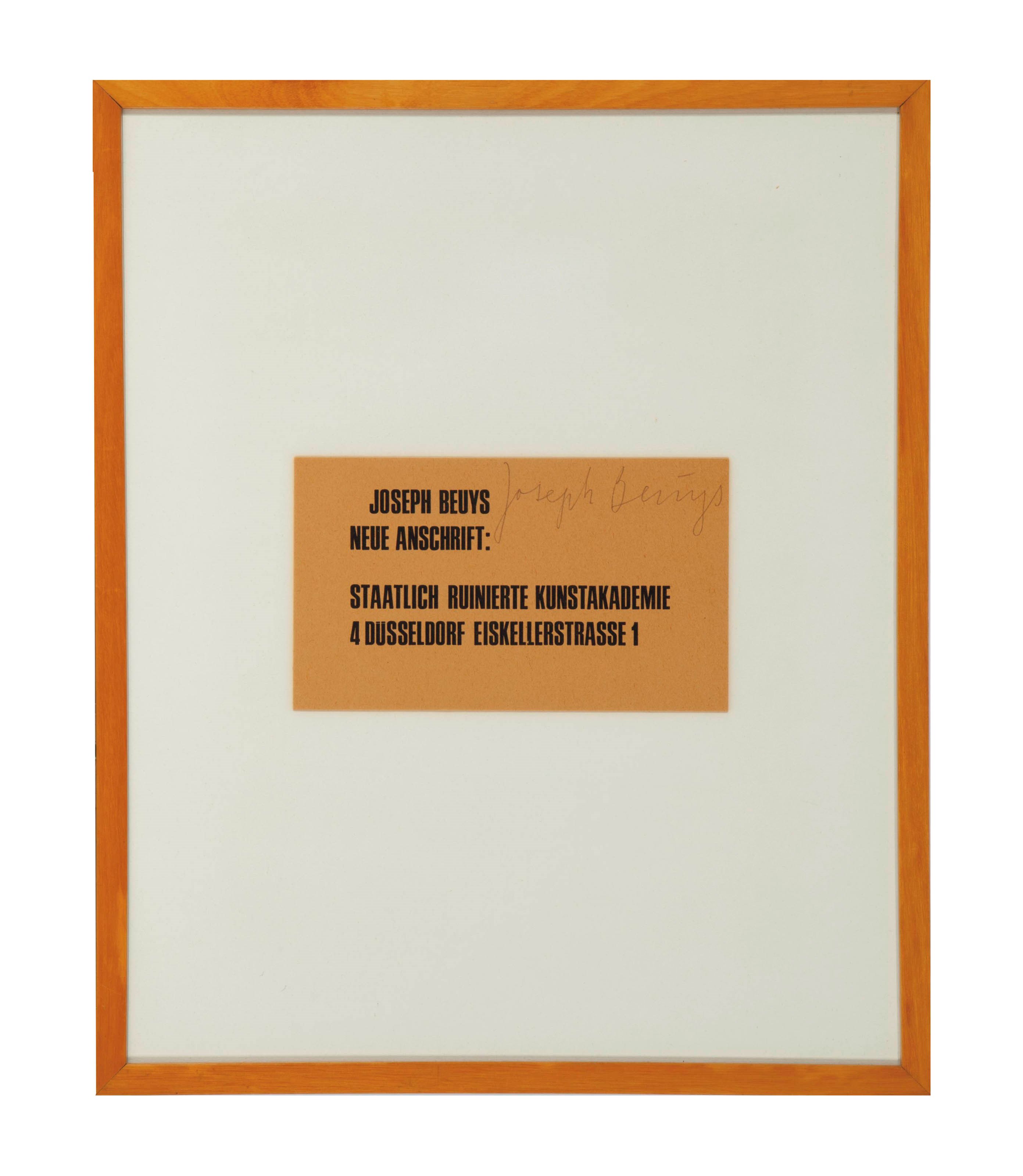 Joseph Beuys (1921-1986)