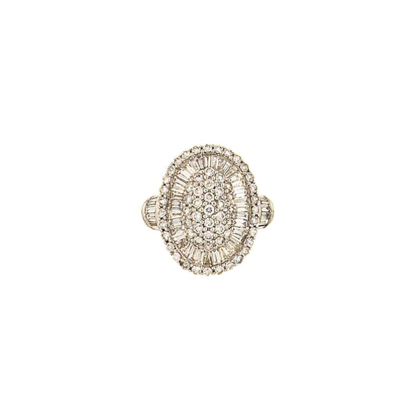 A diamond dress ring