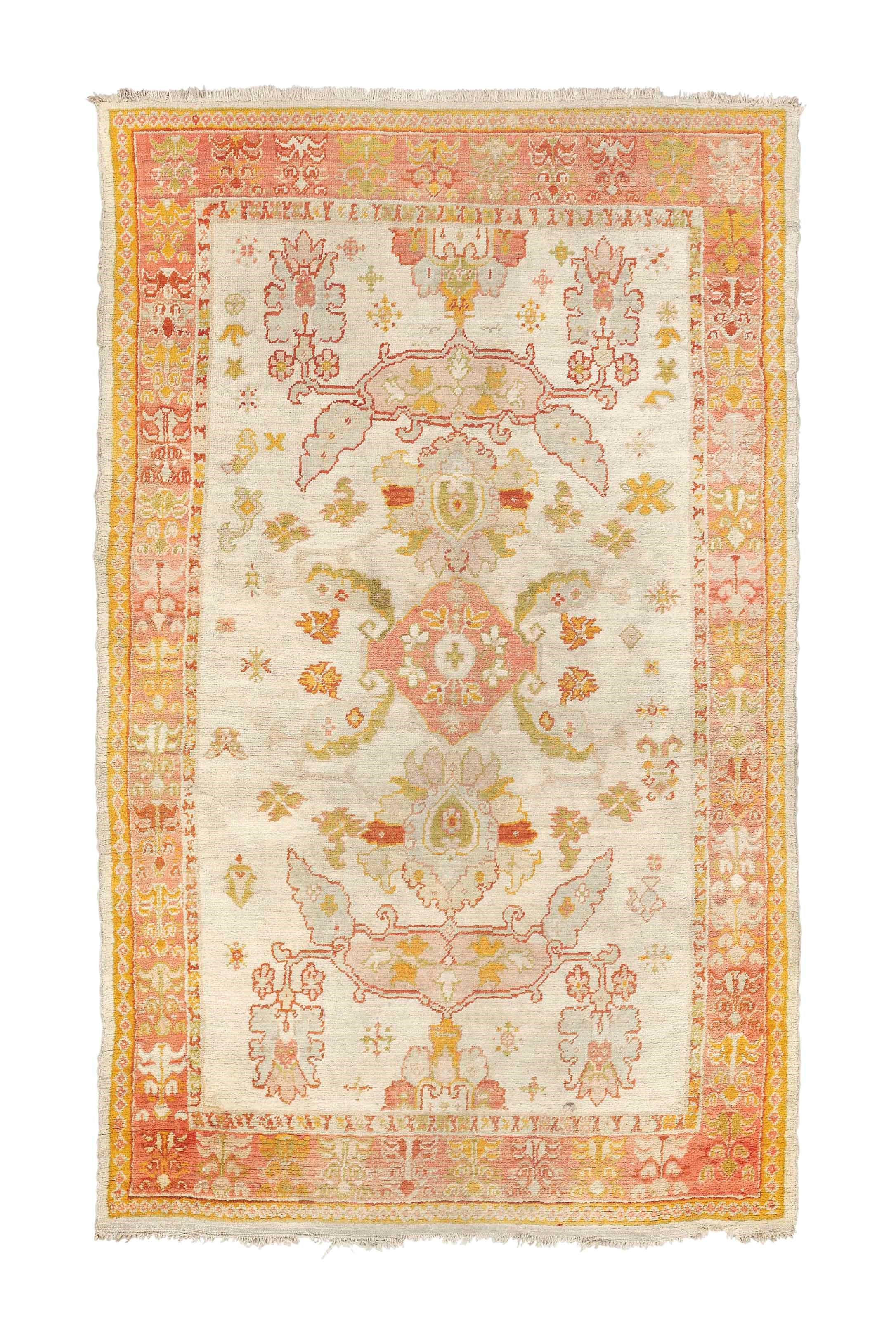 An antique Ushak rug