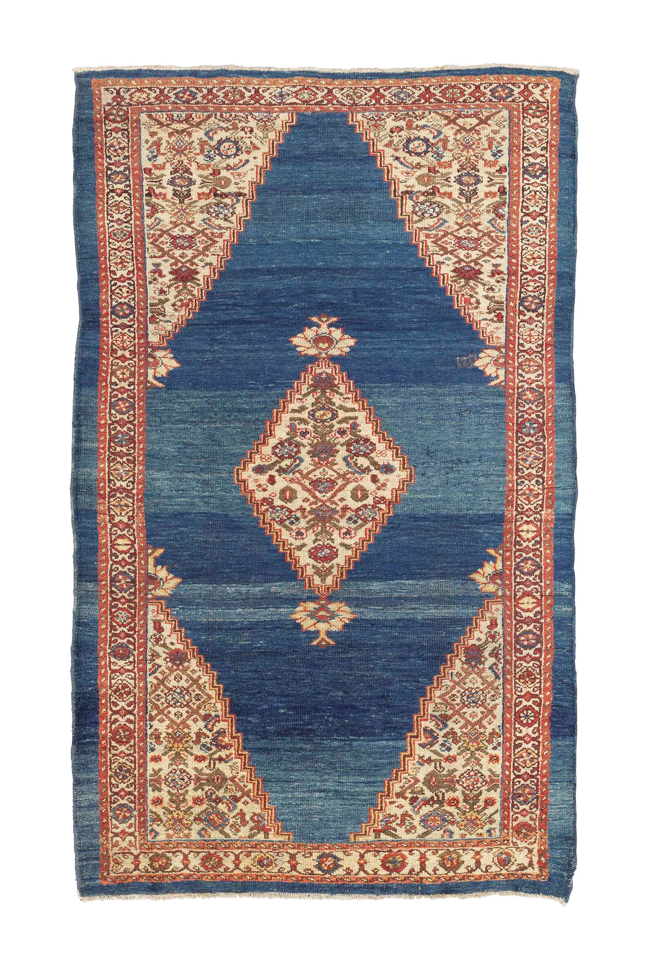 An antique Ziegler rug
