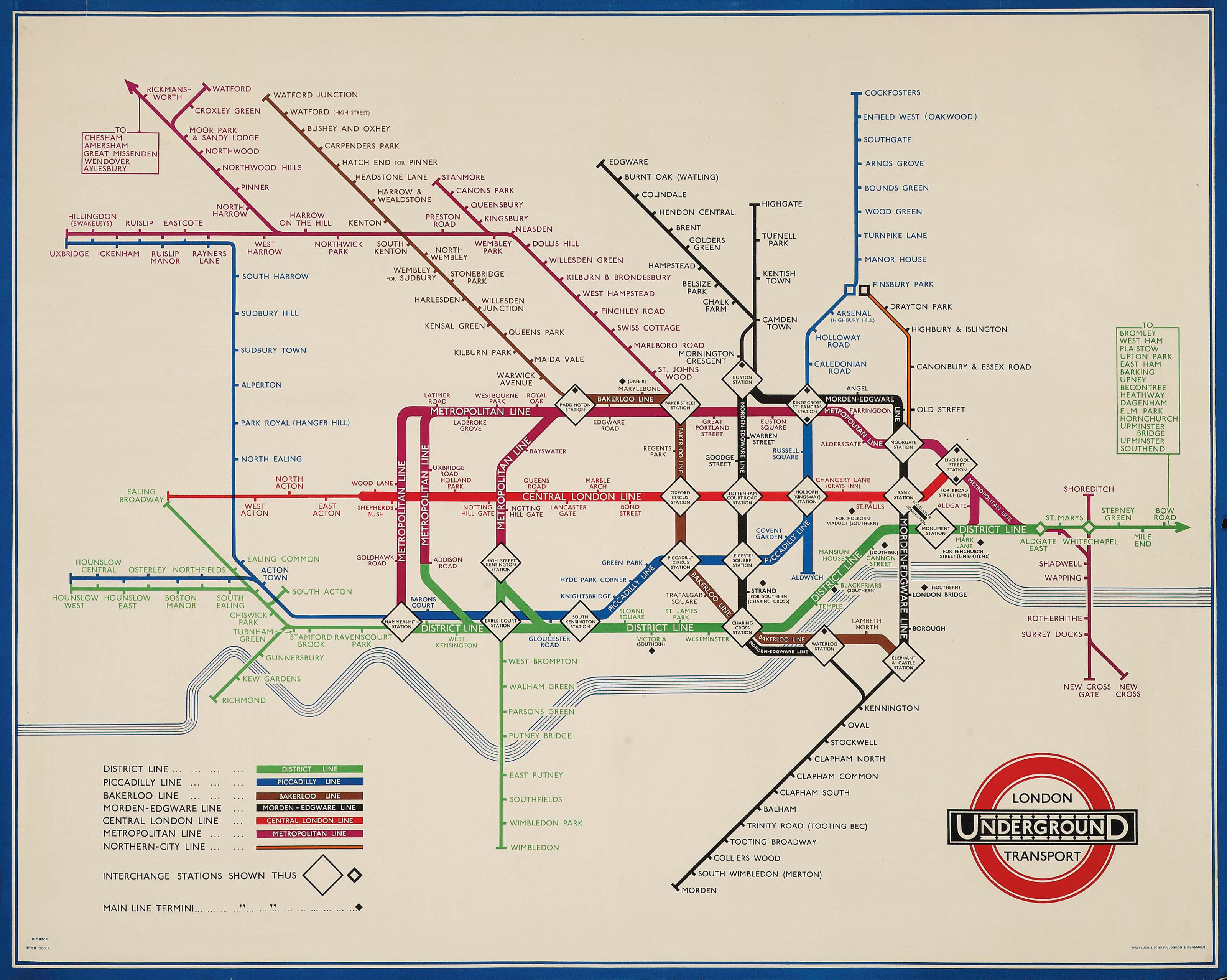 Harry Beck (Henry Charles Beck, 1902-1974)