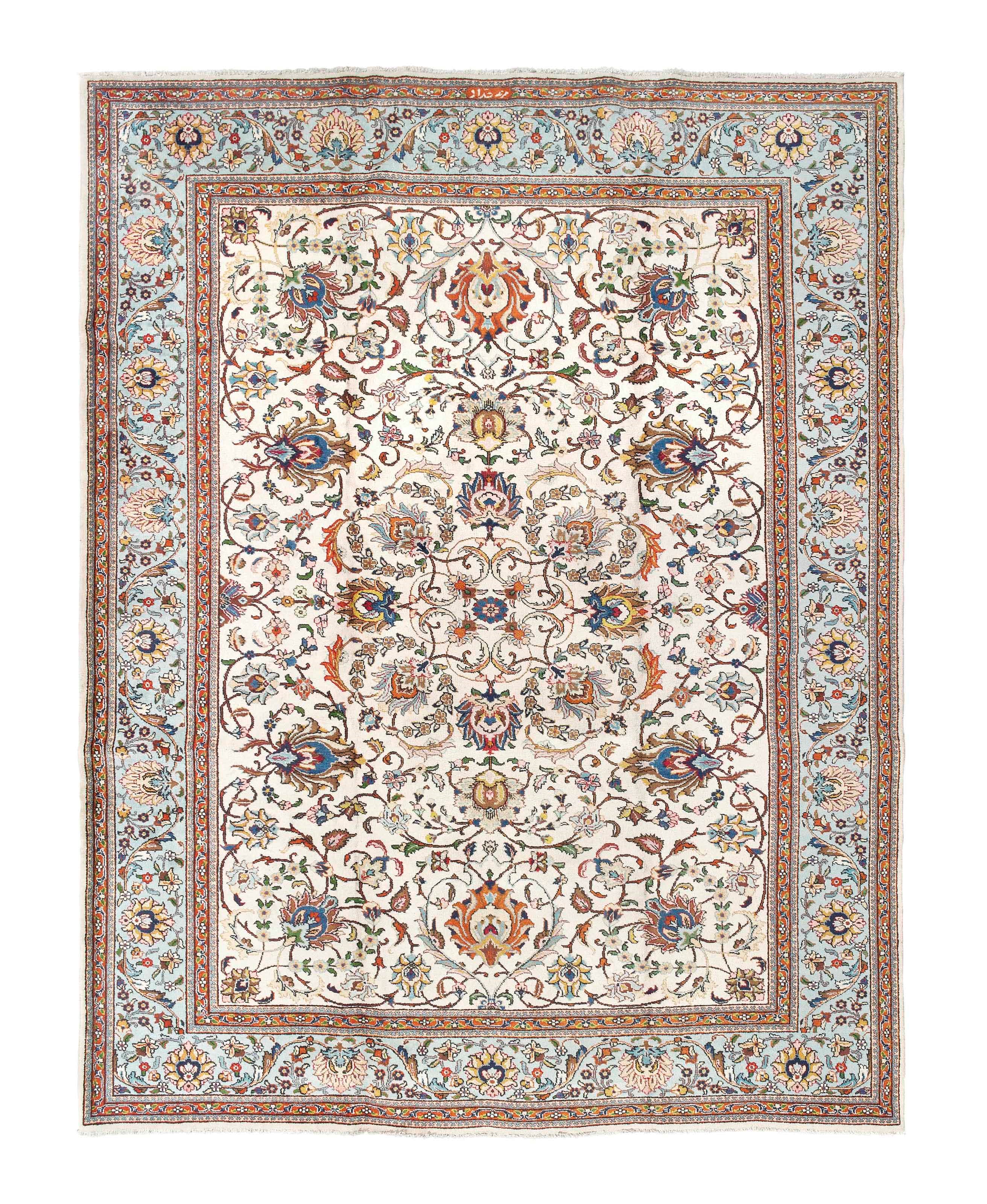 A fine Tabriz carpet