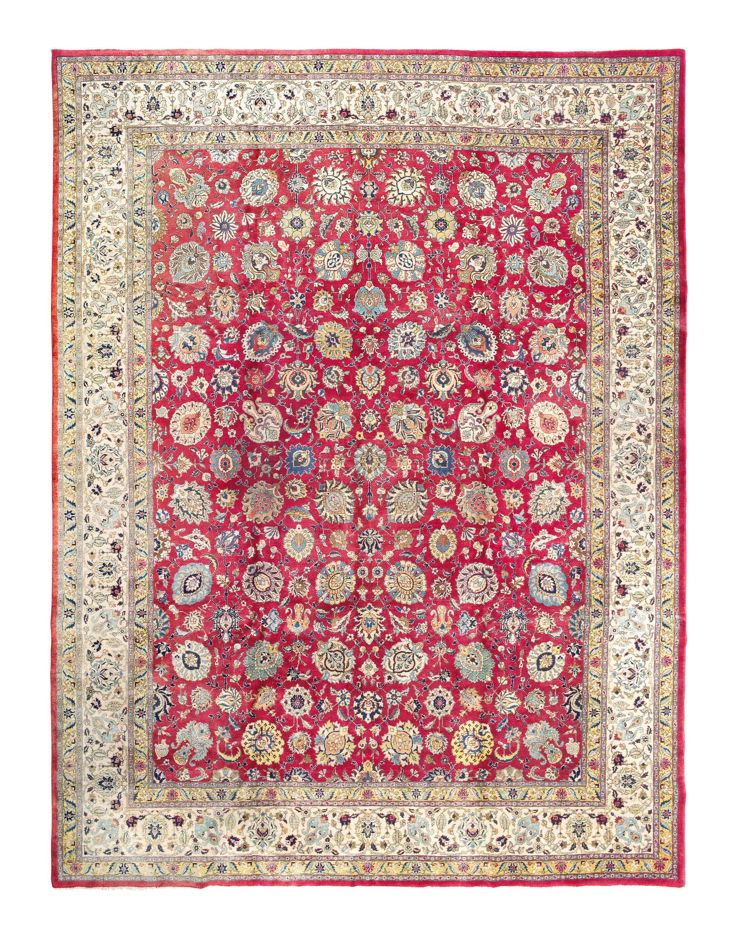 A fine Tabriz carpet