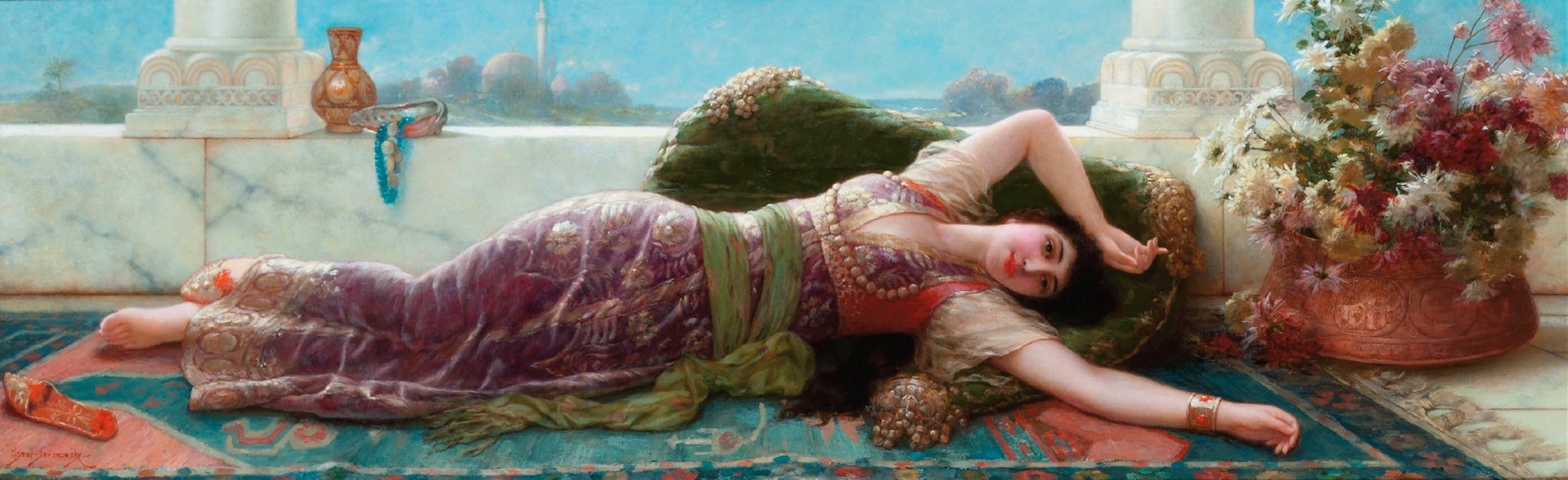 Emile Eisman-Semenowsky (Polish, 1857-1911)
