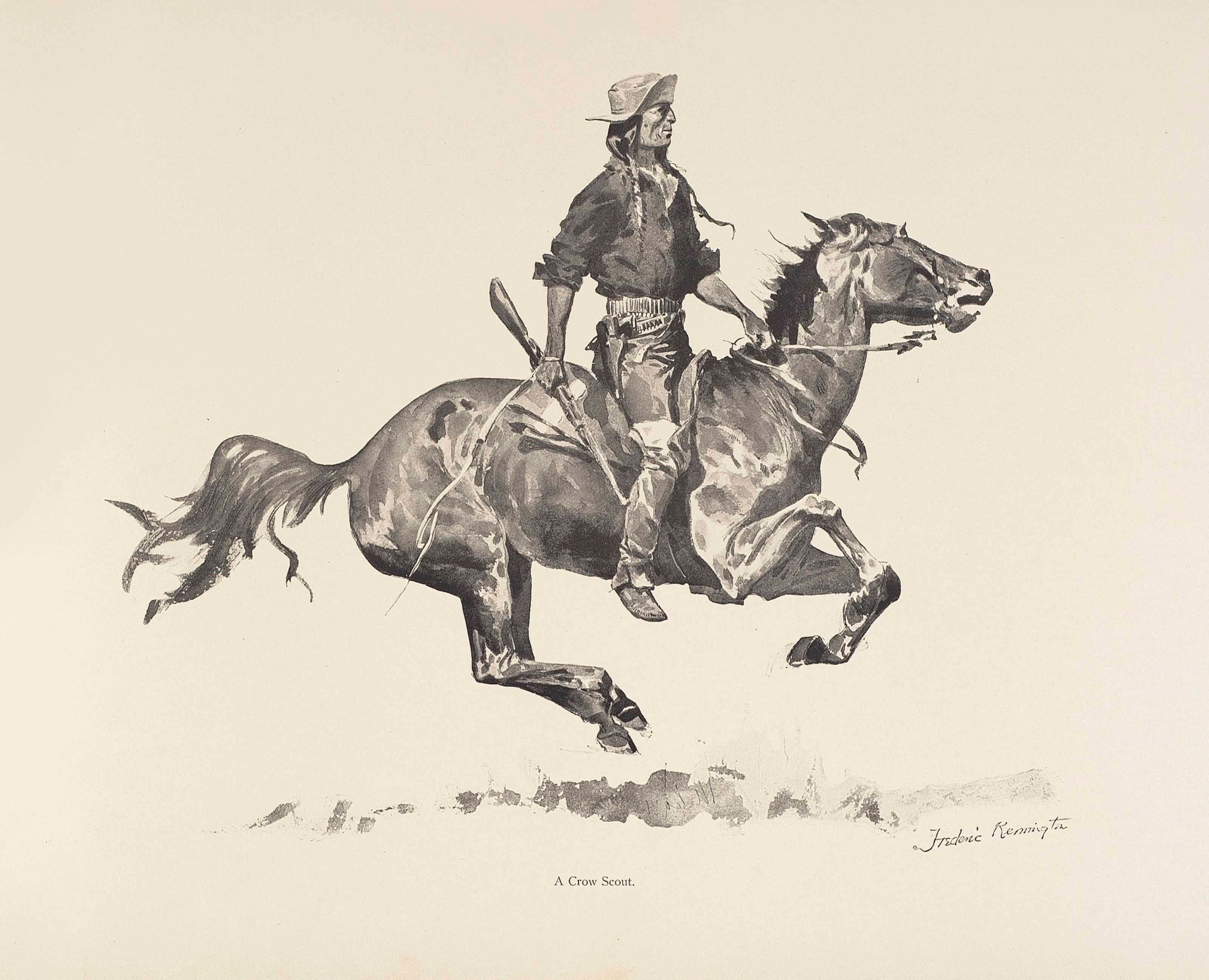 FREDERIC SACKRIDER REMINGTON (1861-1909), ARTIST