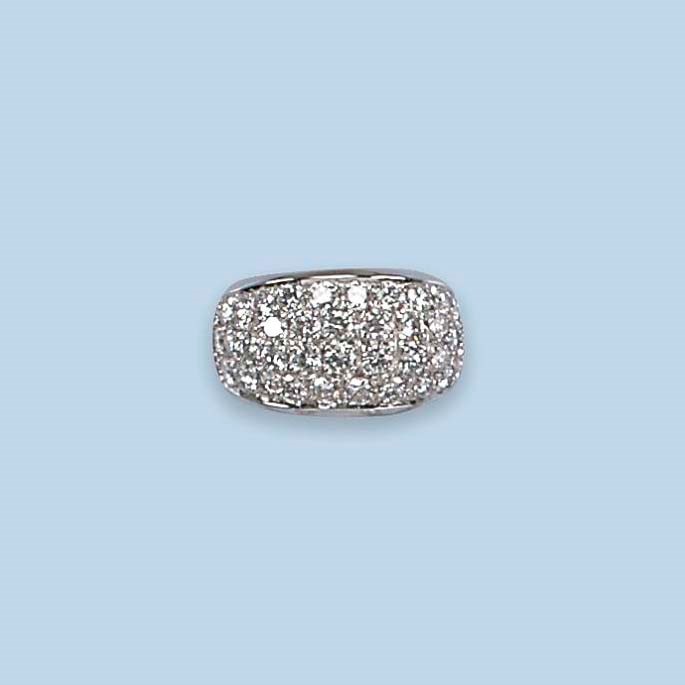 A DIAMOND BAND RING