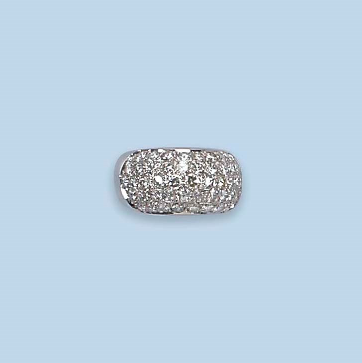 A DIAMOND BAND RING