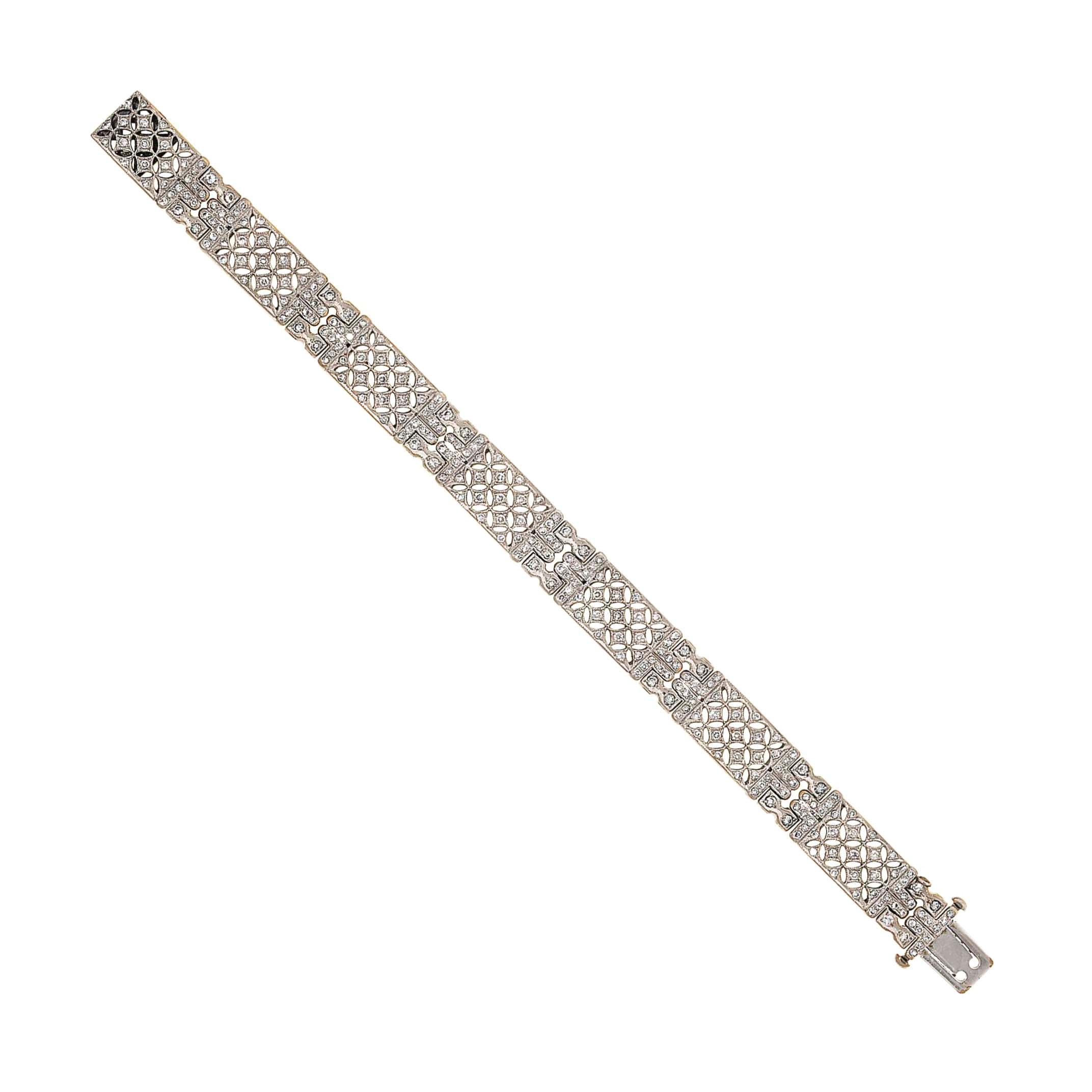 A diamond bracelet