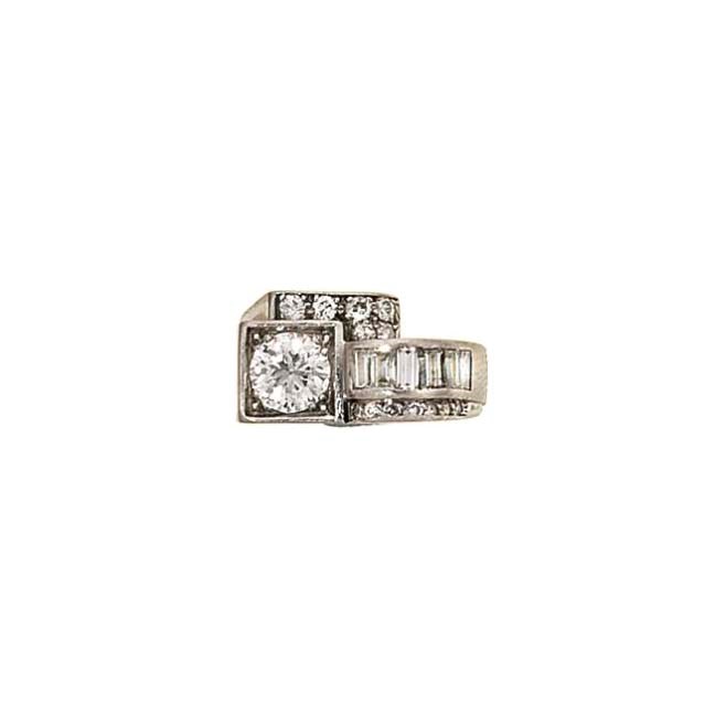 A diamond dress ring
