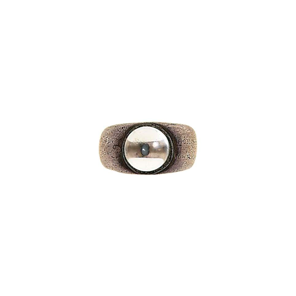 A heavy silver 'Magical' ring