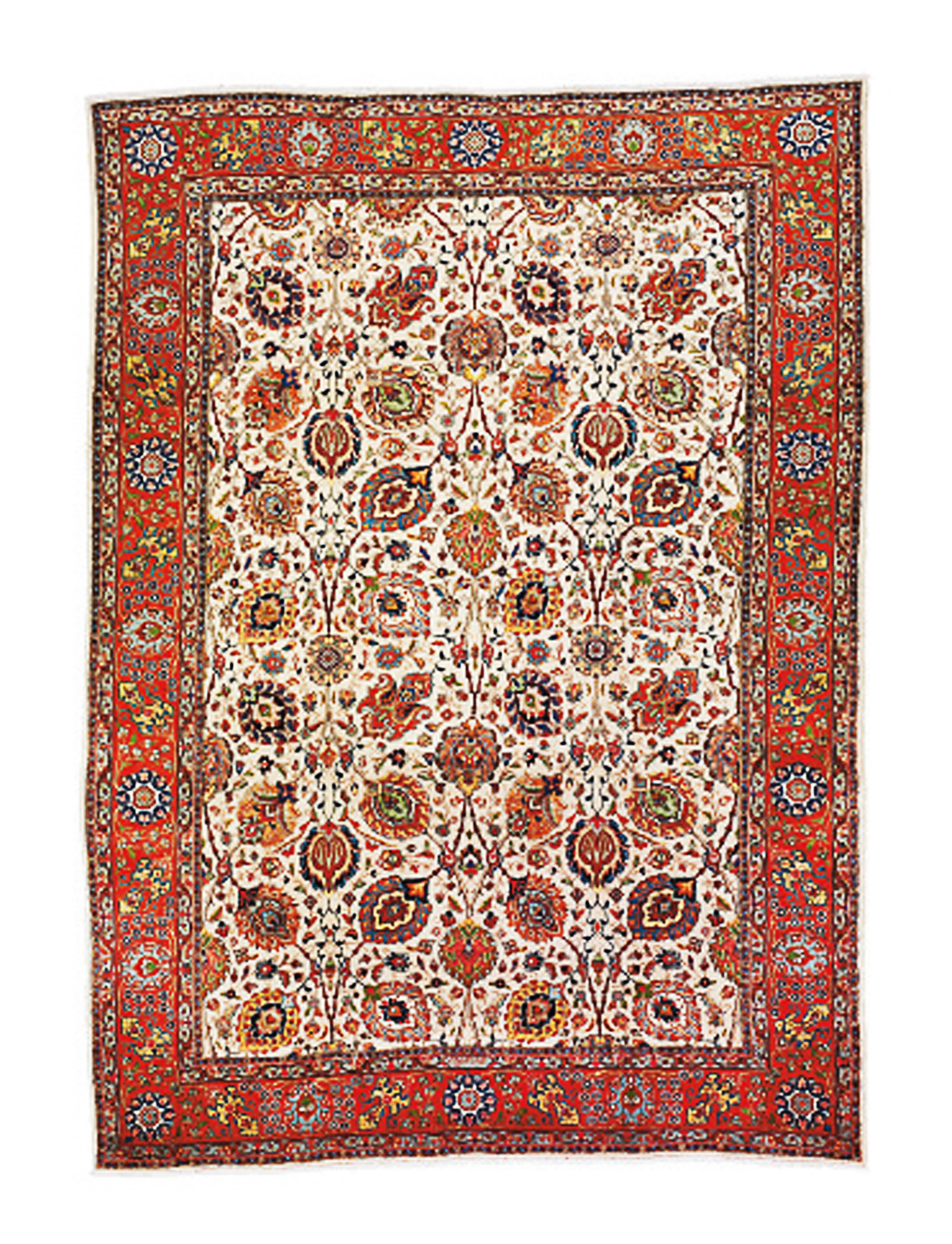 A Tabriz carpet