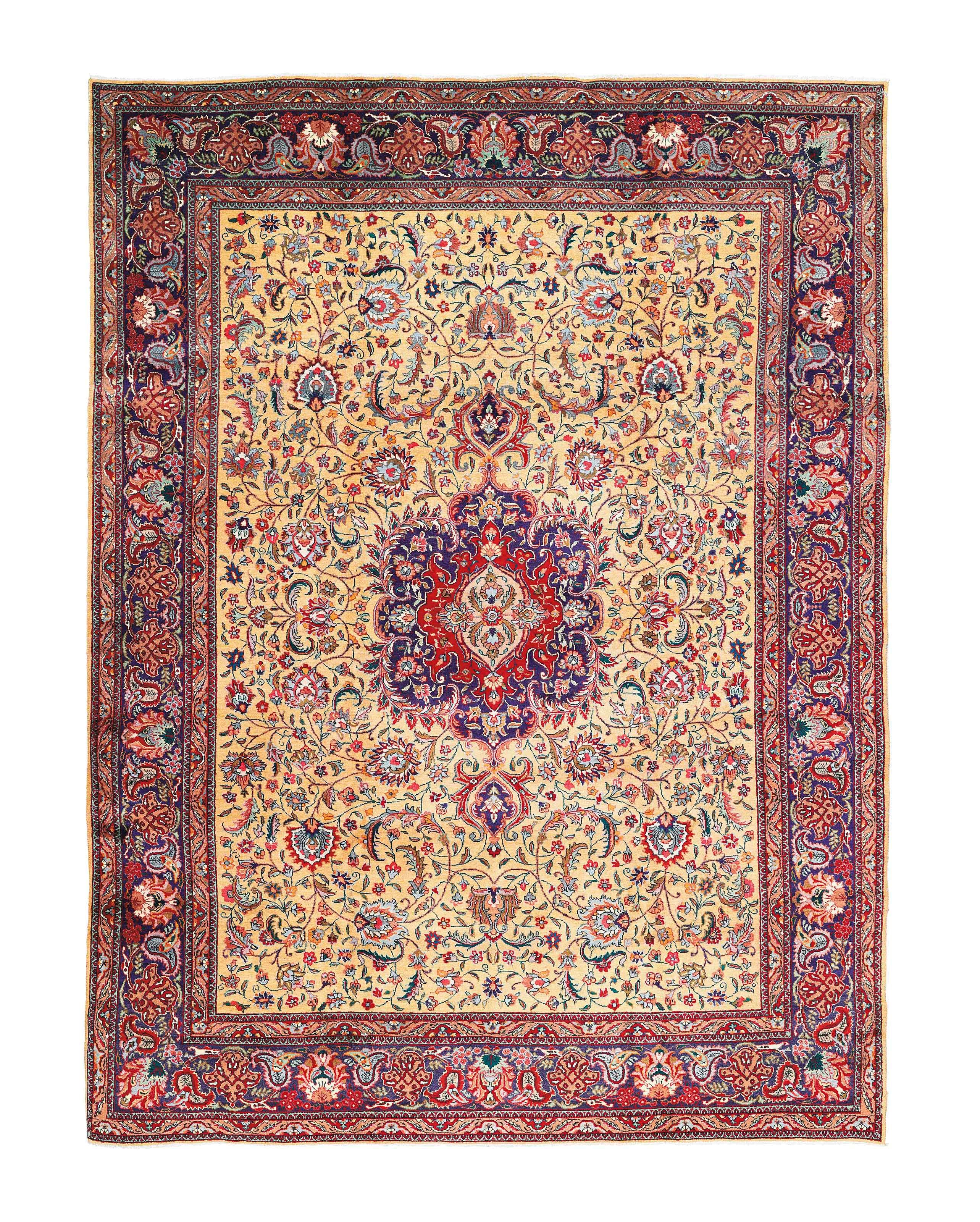 A Tabriz carpet