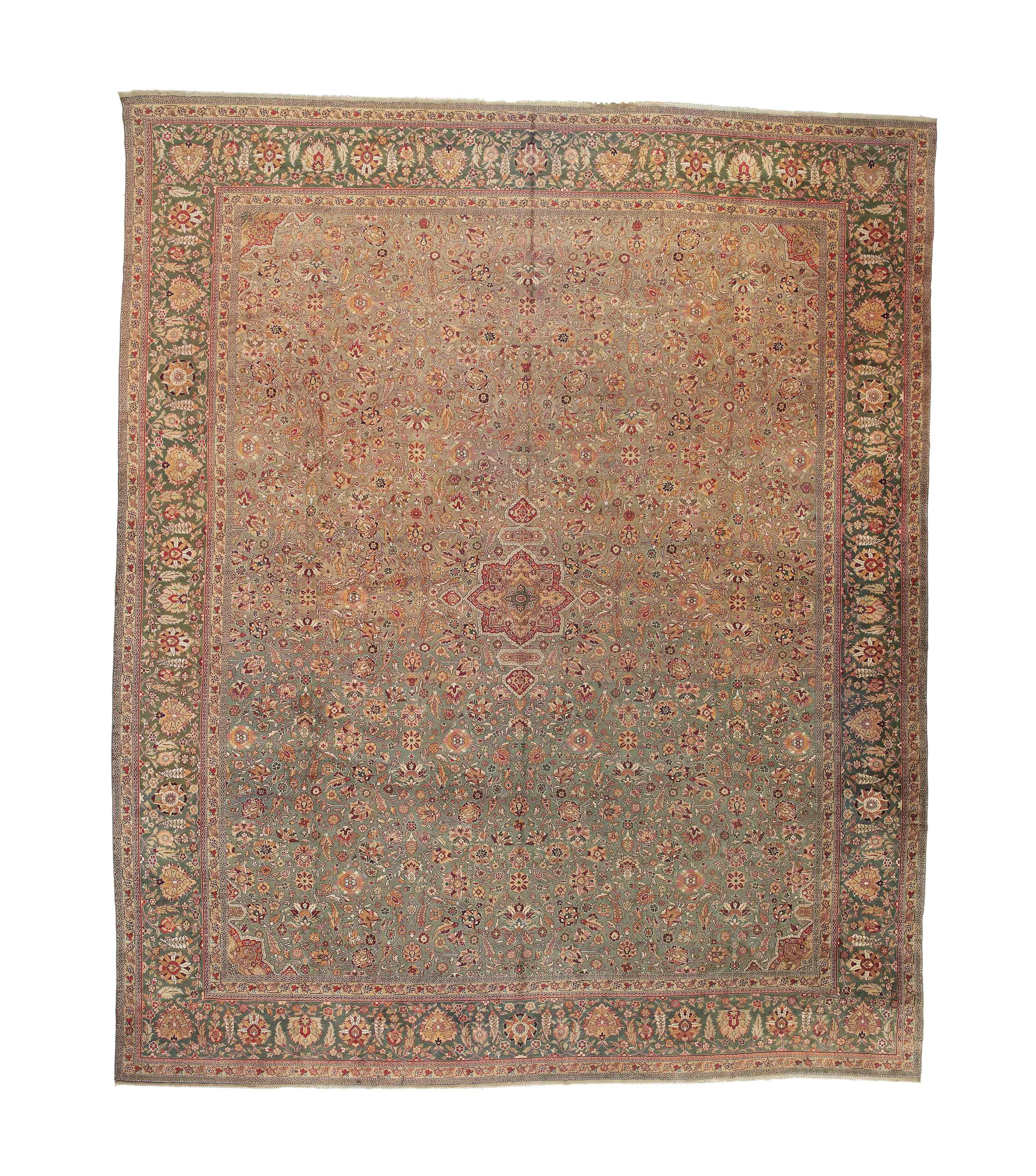 An unusual Indian carpet
