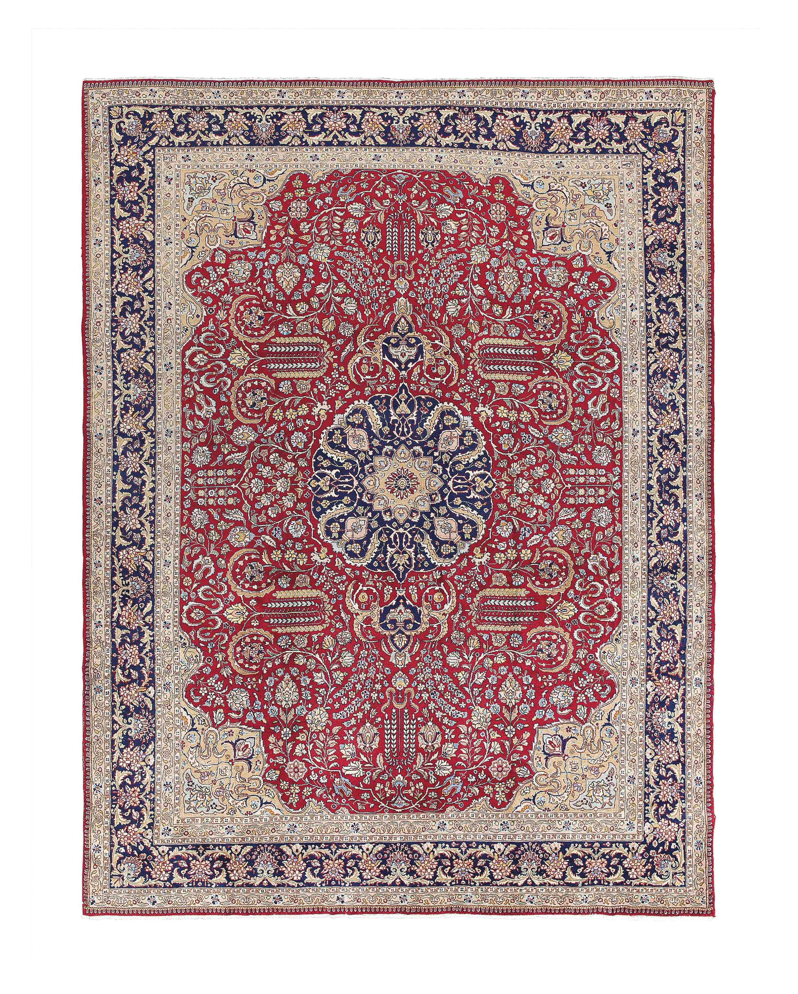 A fine Tabriz carpet