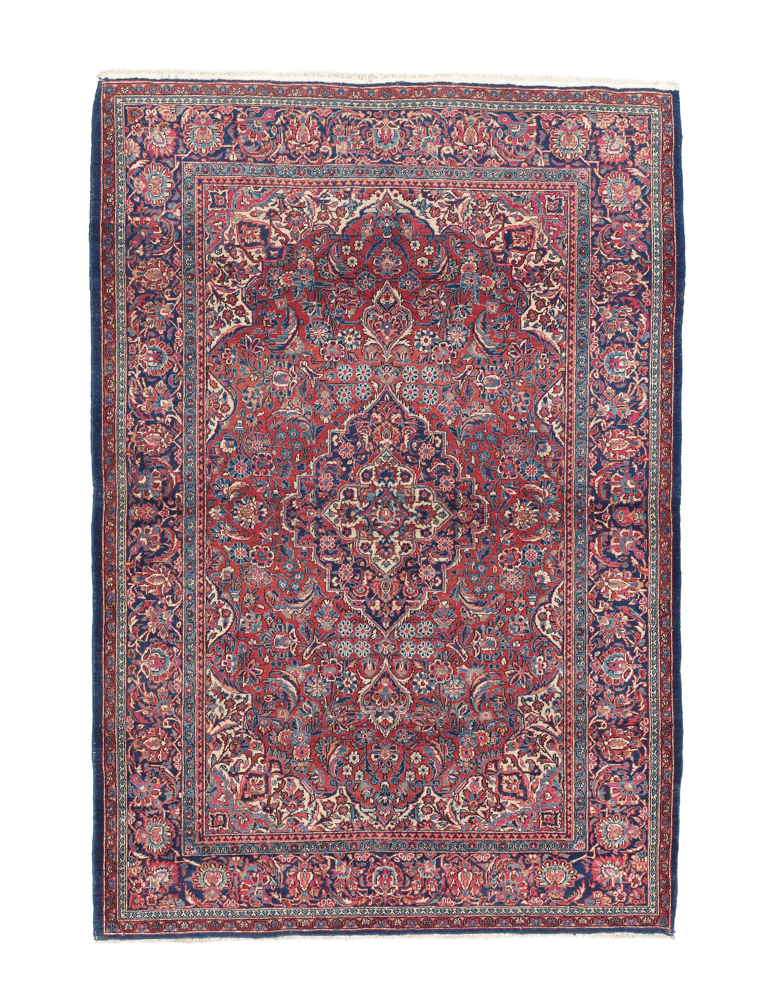 A fine Kashan rug