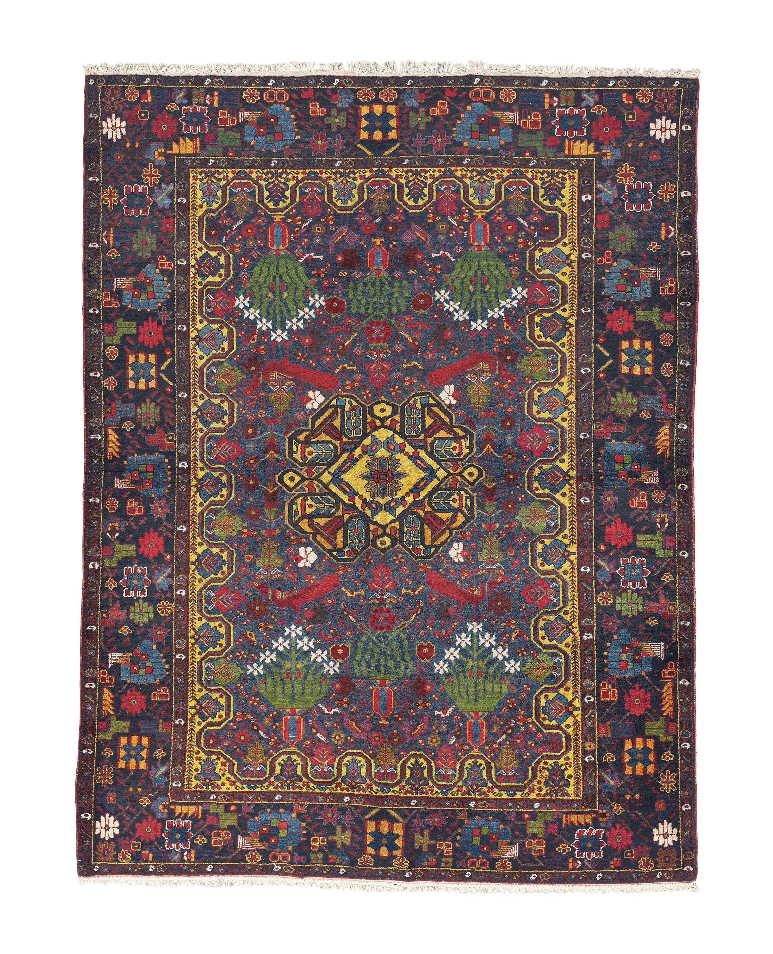 An antique Afshar rug