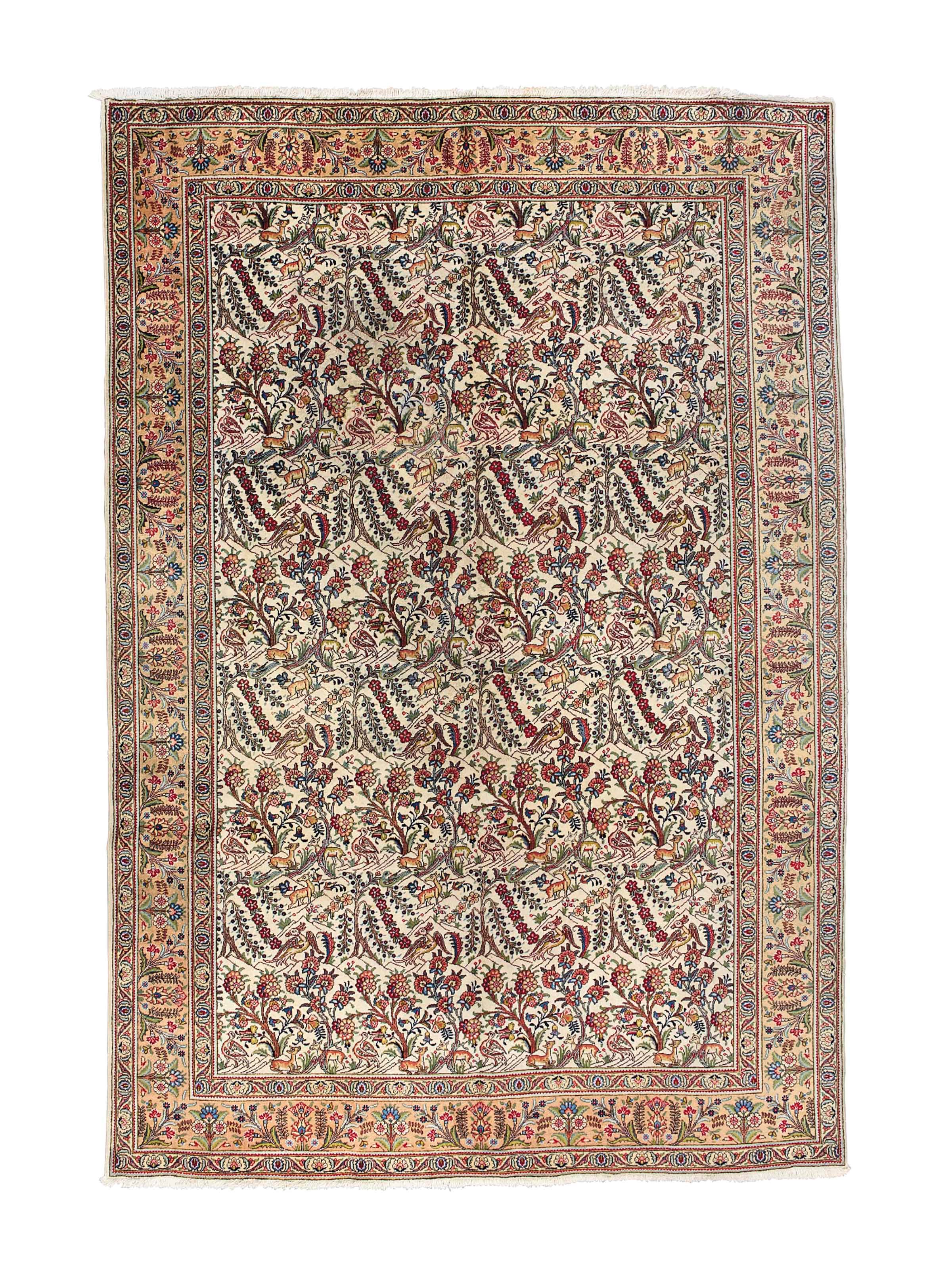 An unusual Tabriz carpet