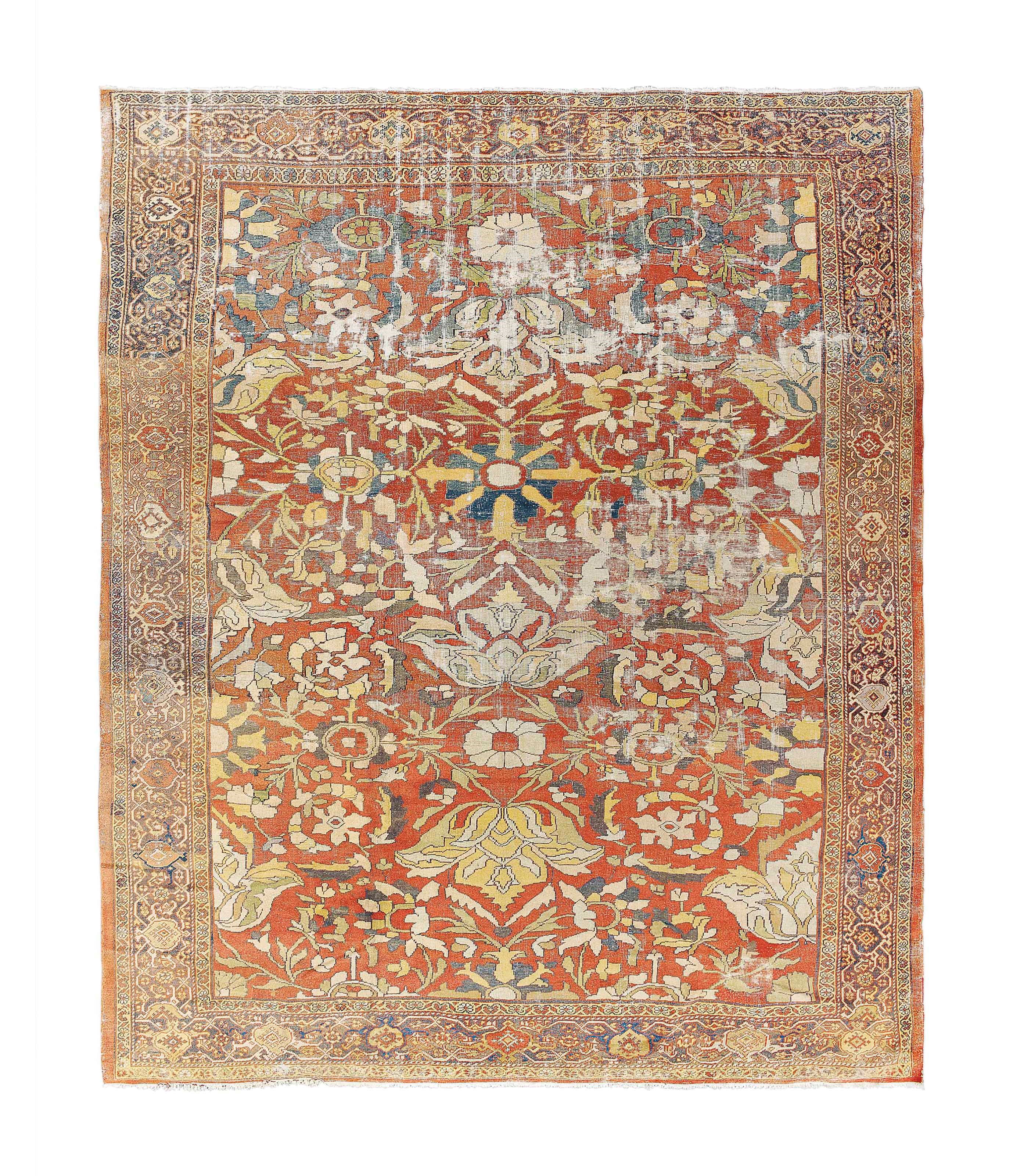 An antique Ziegler carpet