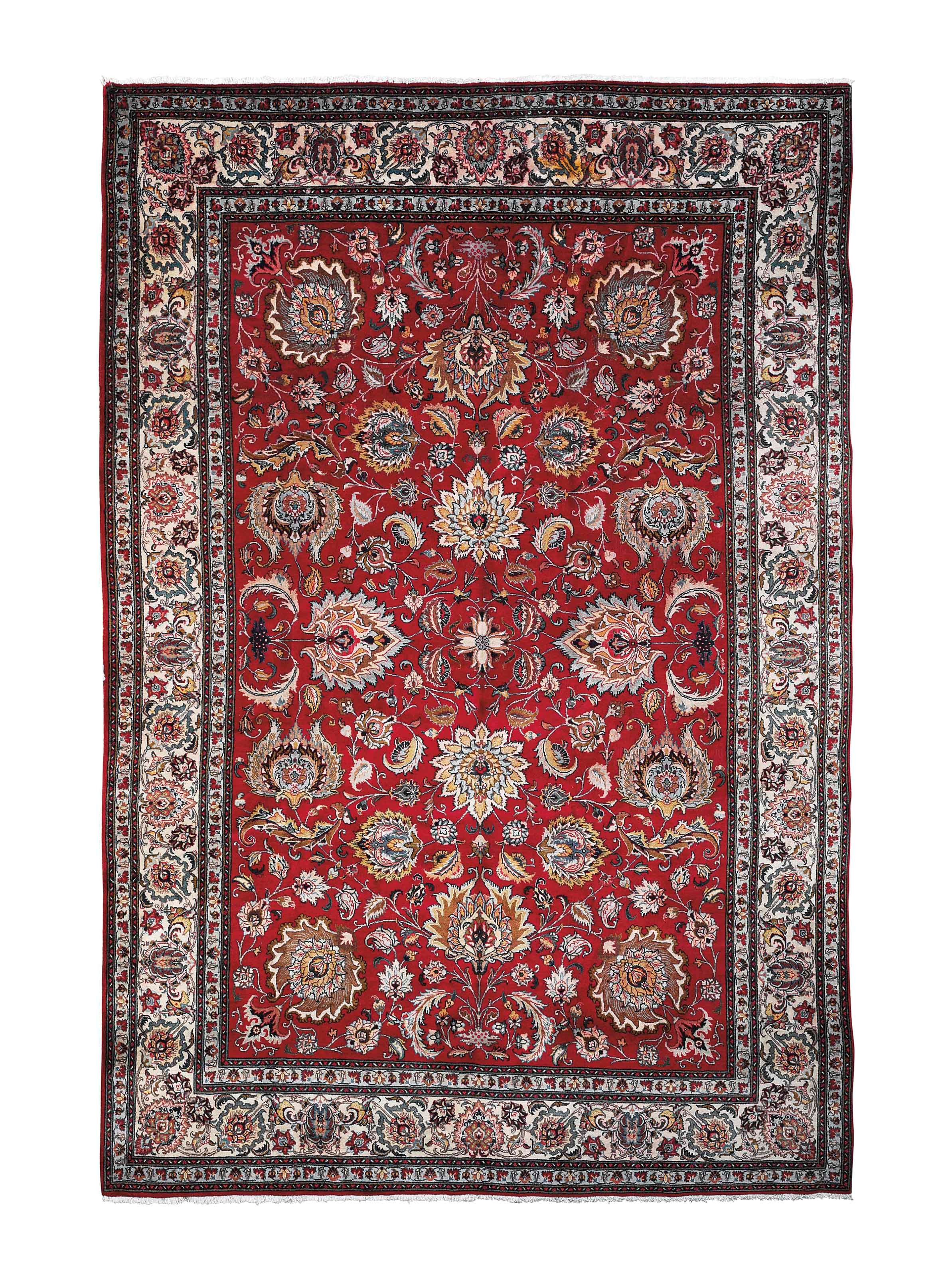 A Tabriz carpet