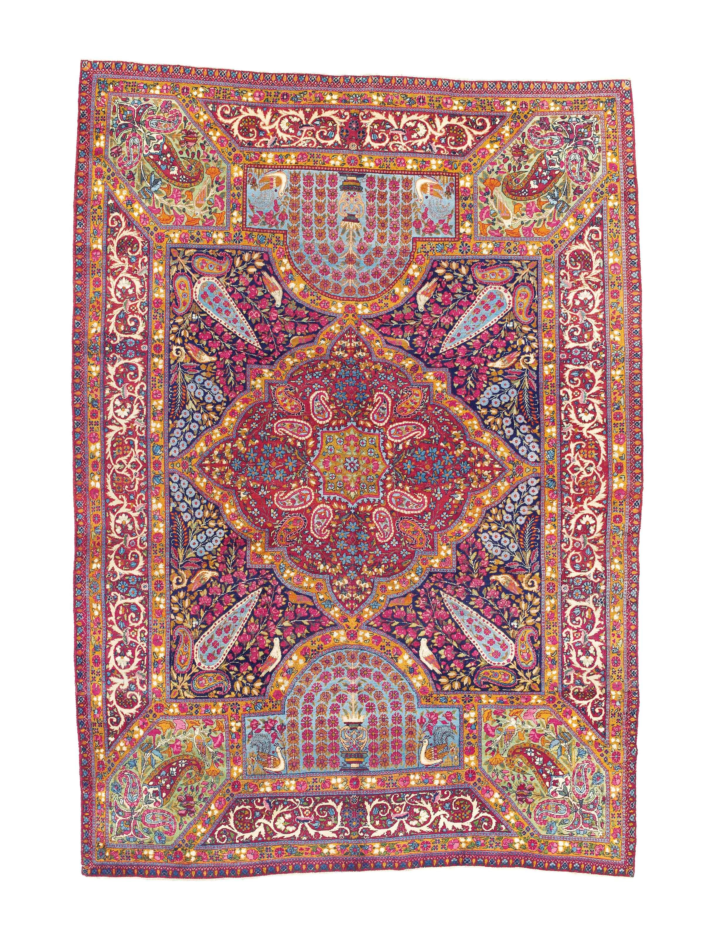 A fine Kirman carpet