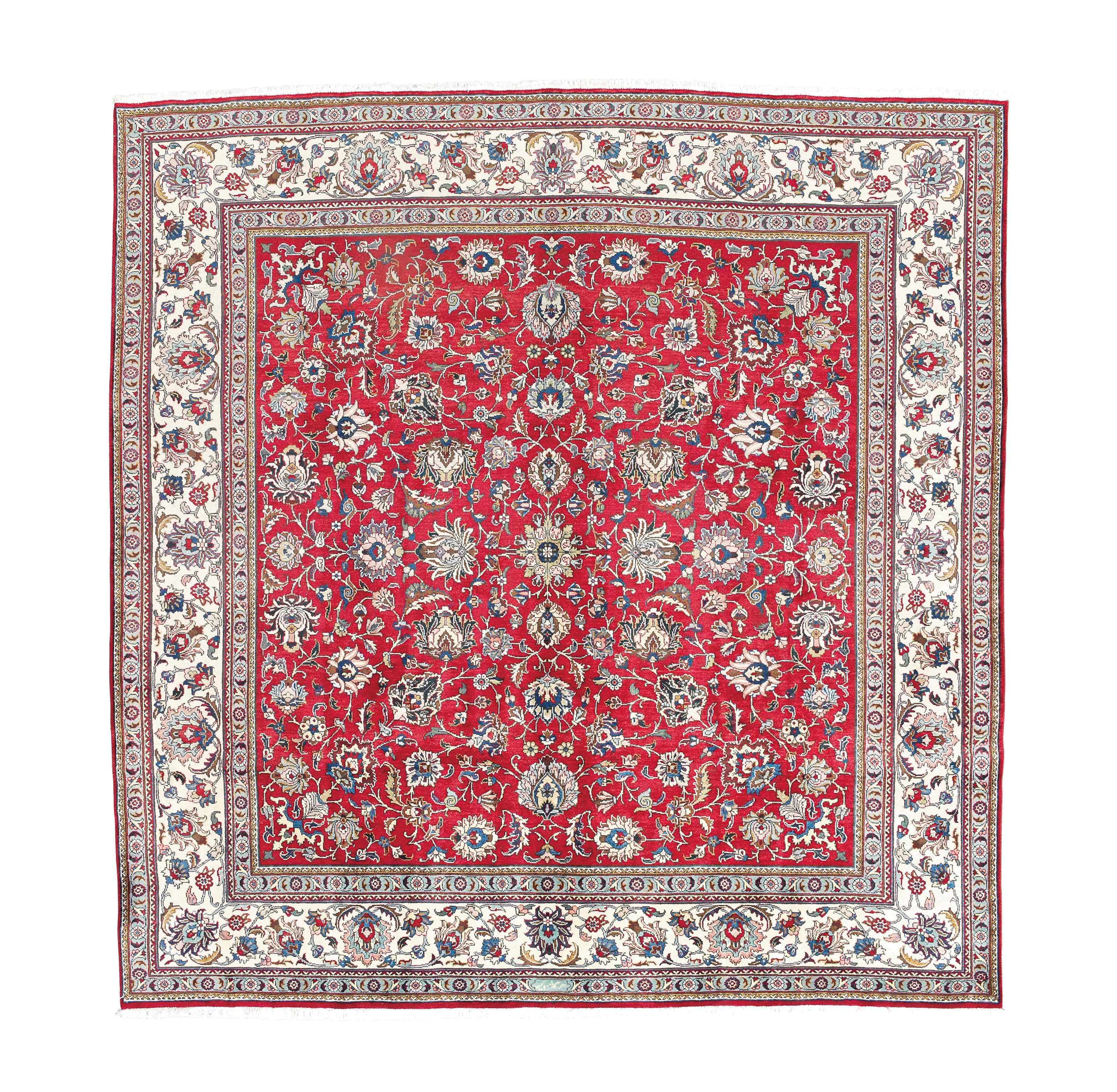 A fine Tabriz carpet