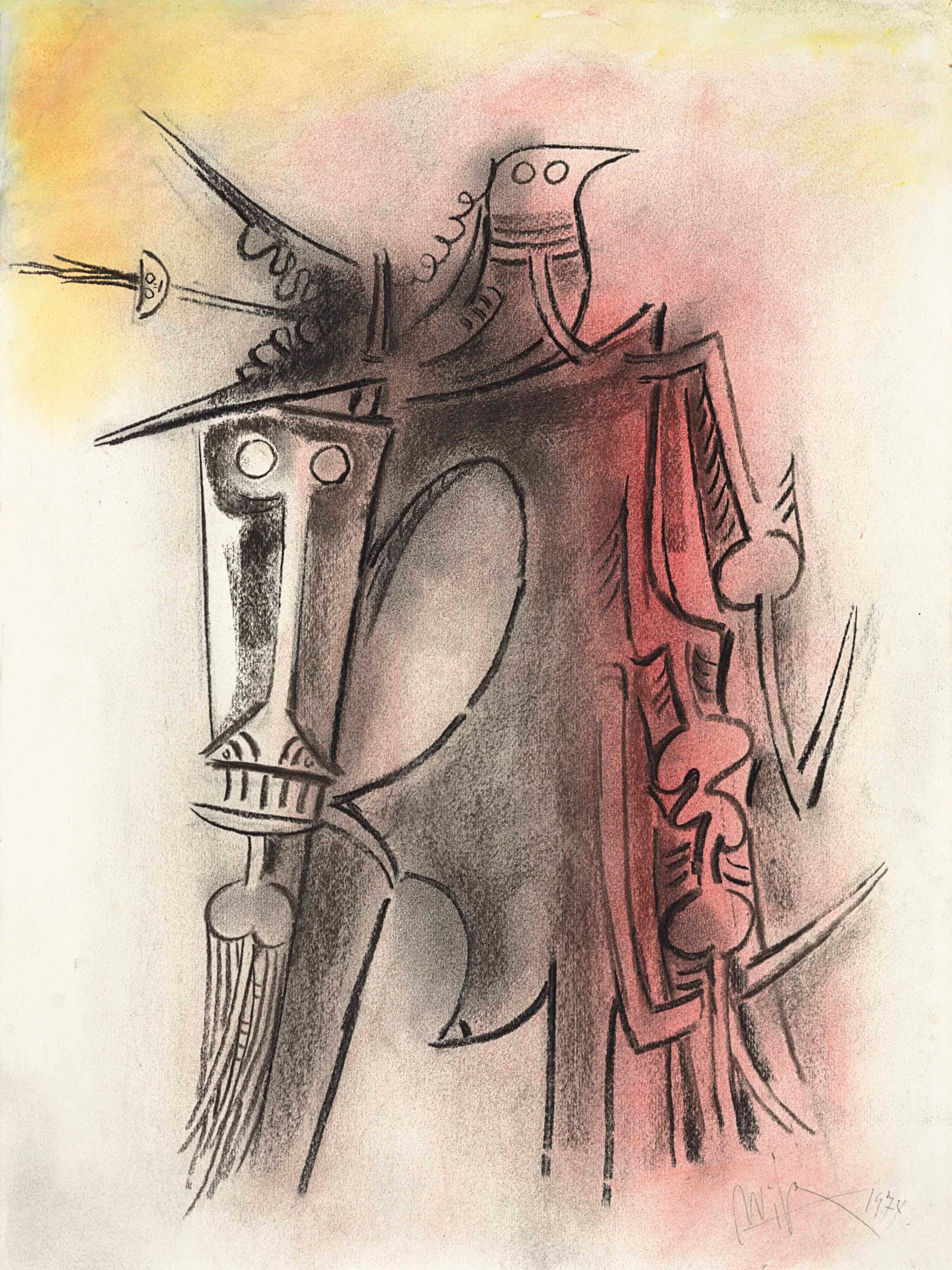 Wifredo Lam (Cuban 1902-1982)