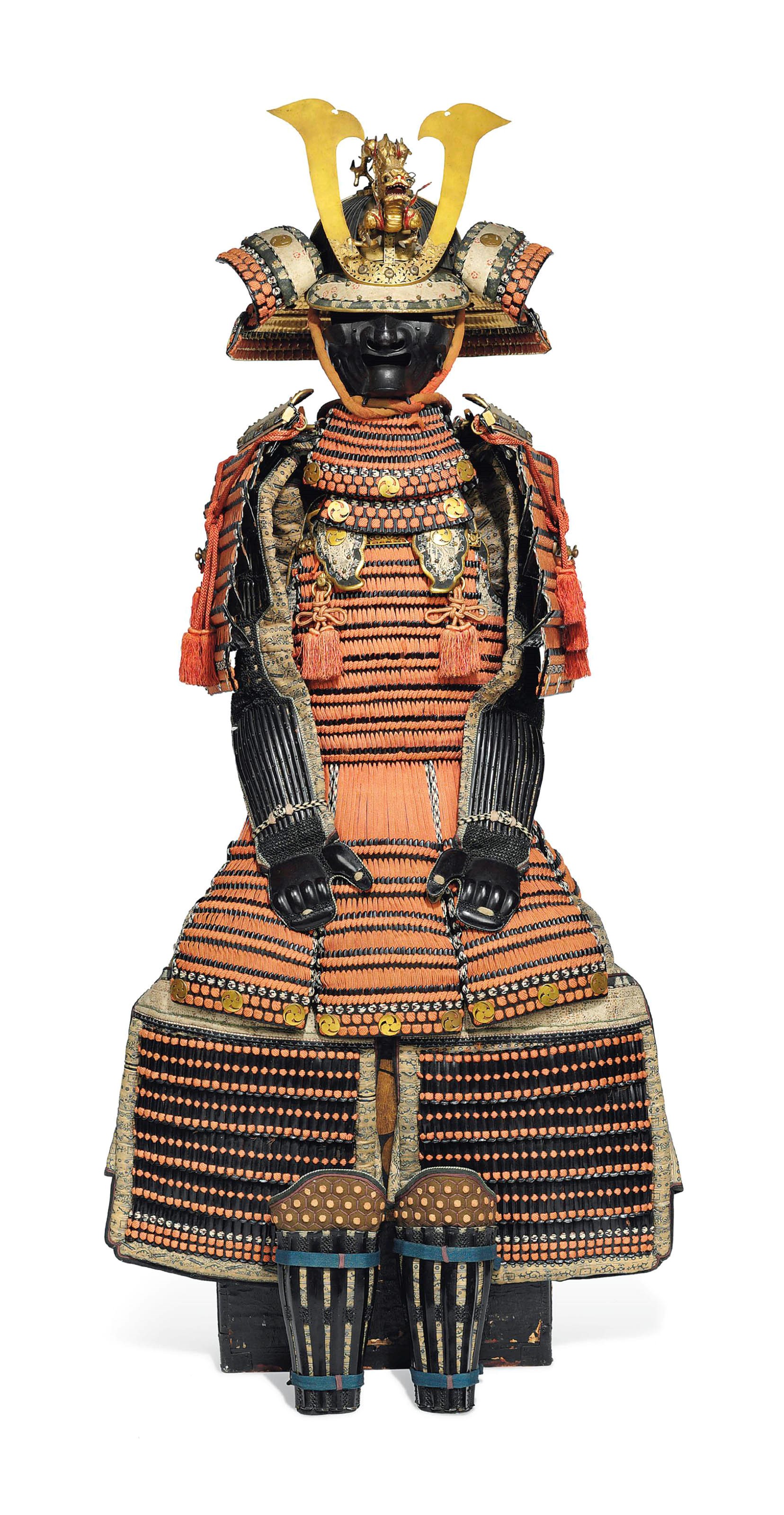 AN ORANGE-LACED DOMARU ARMOUR
