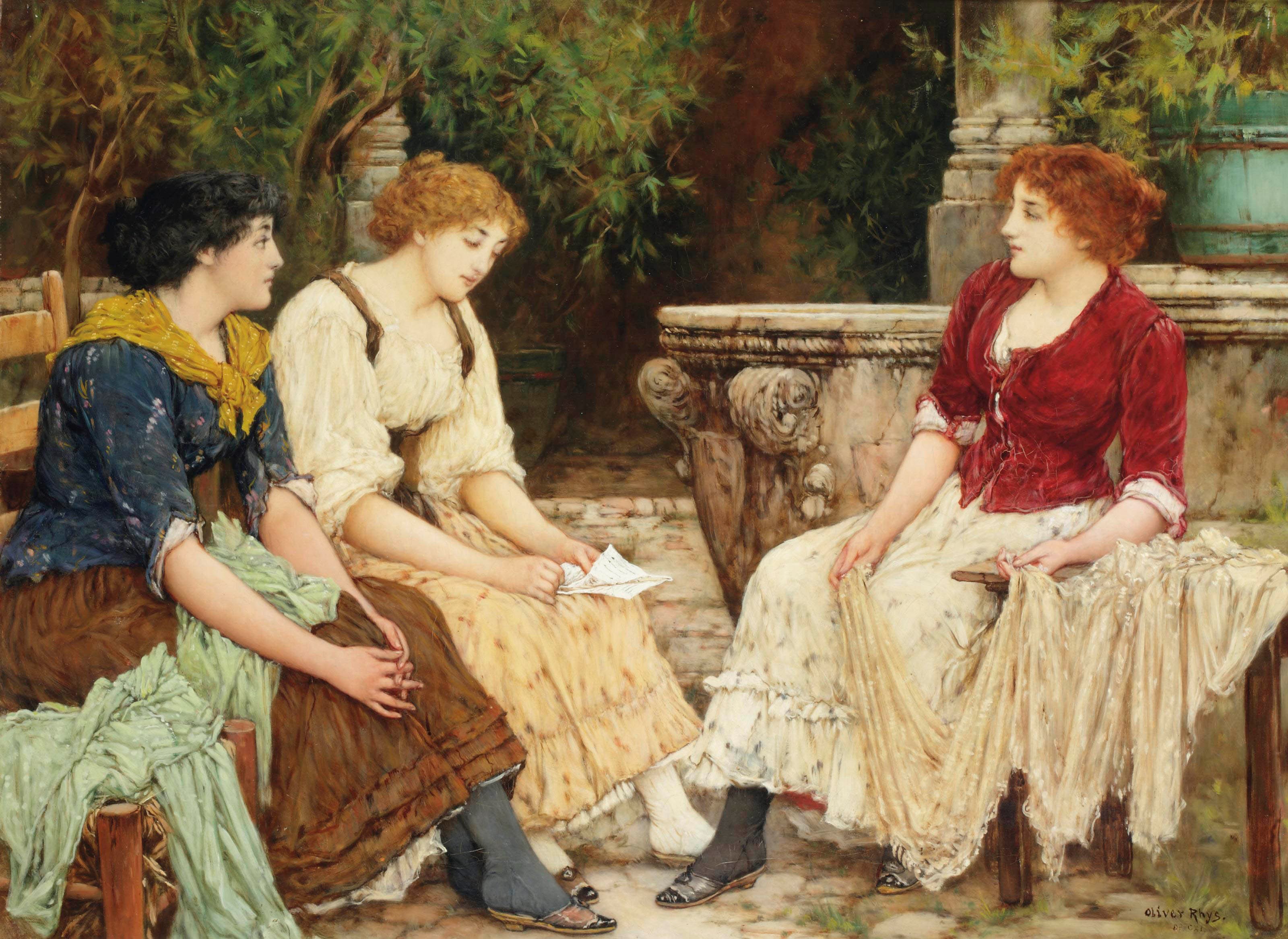 Oliver Rhys (active between 1876-1897)