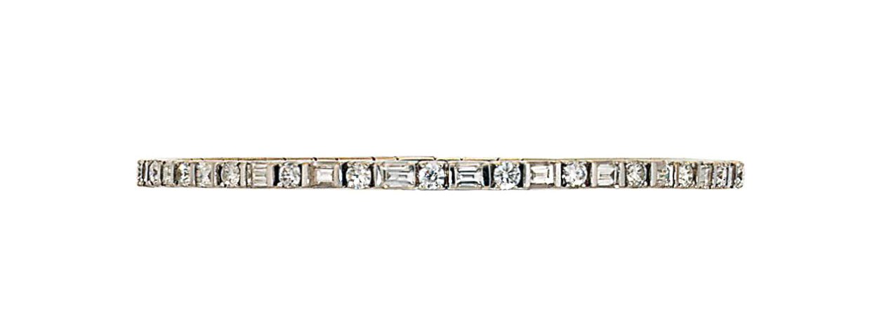 A diamond bangle