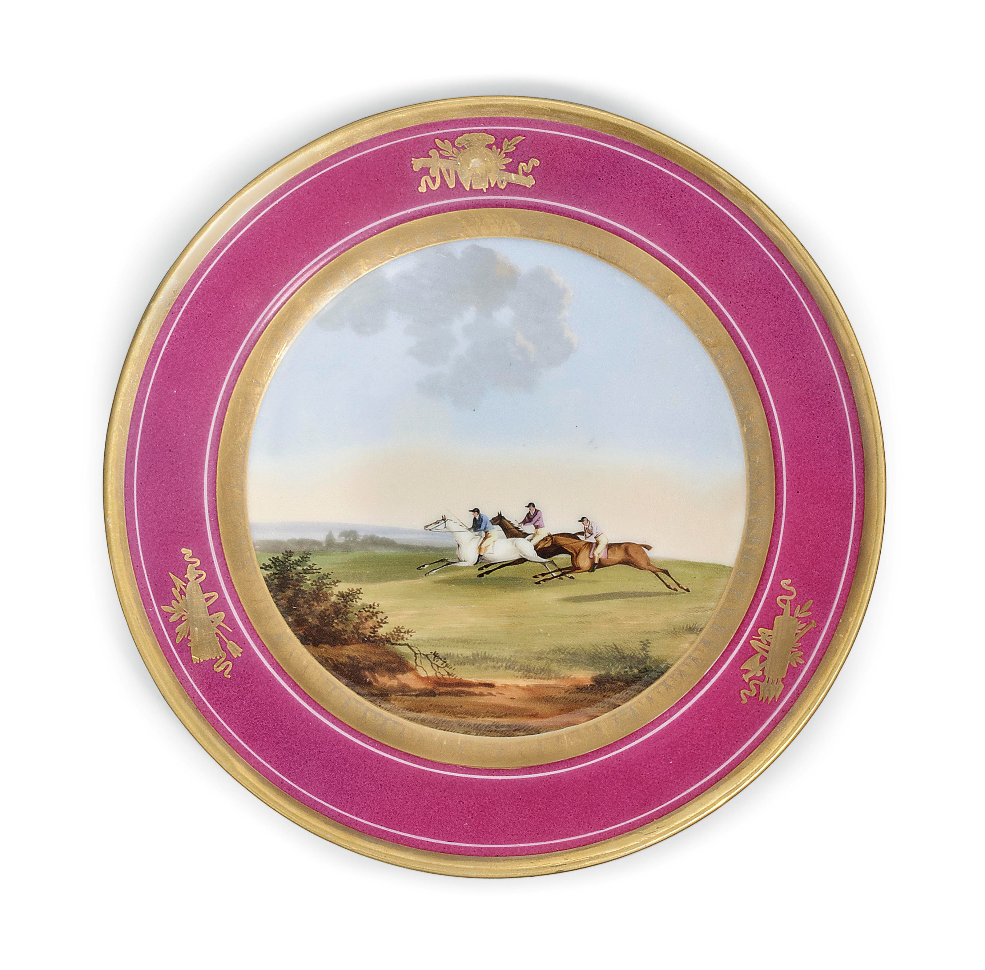 A RUSSIAN PORCELAIN CABINET-PLATE
