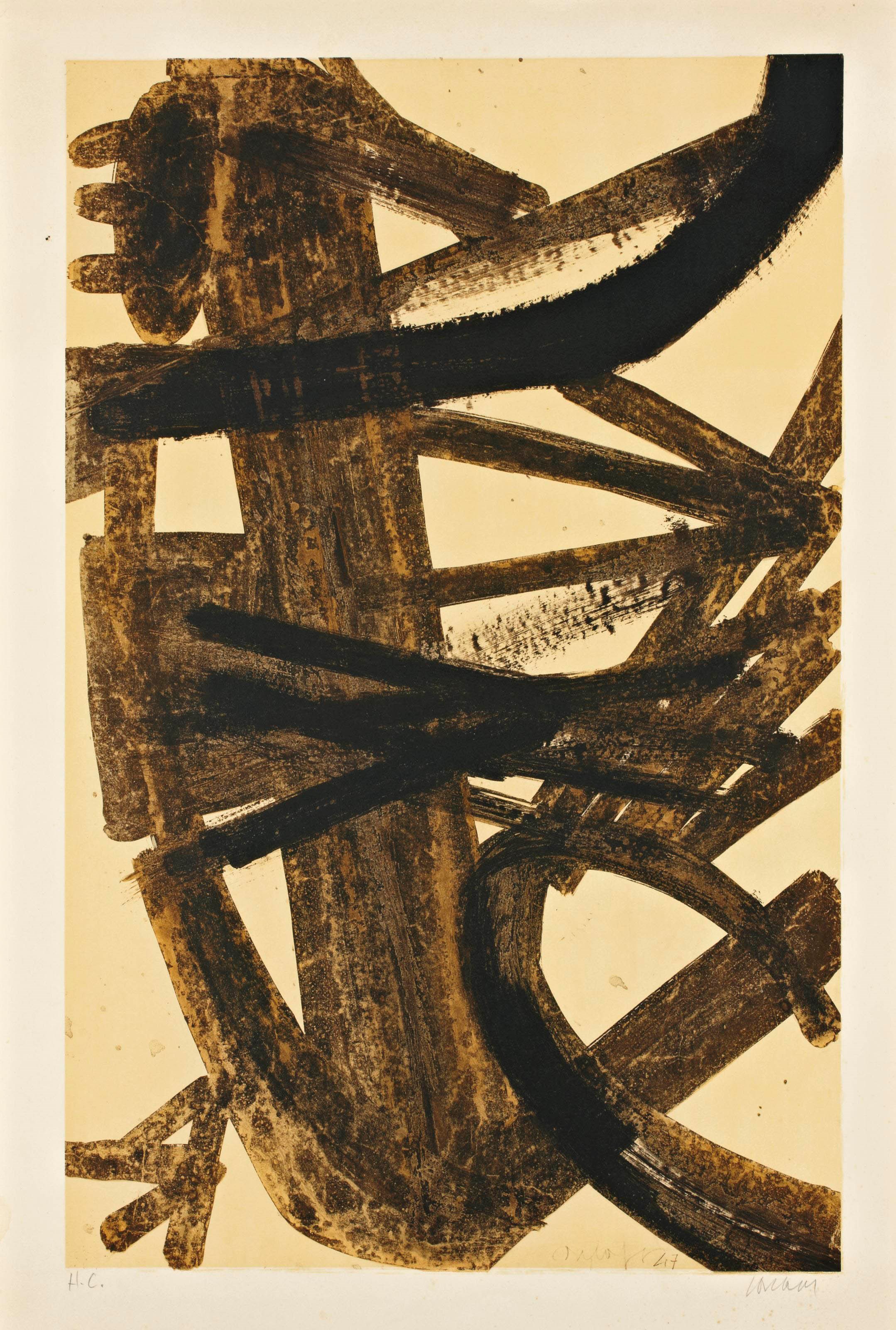 D'APRES PIERRE SOULAGES (NÉ EN 1919)