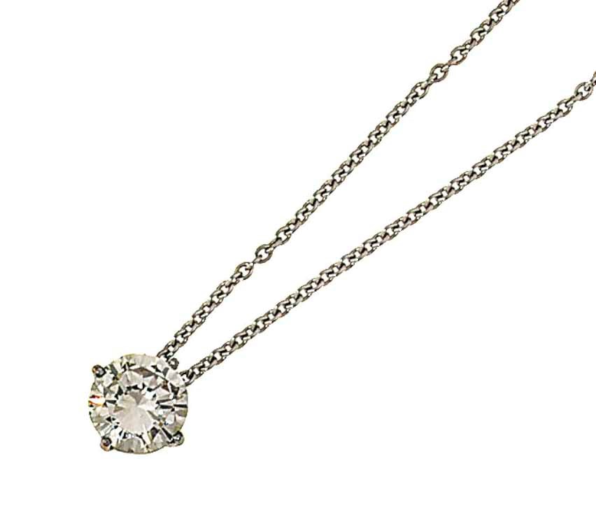 A diamond pendant
