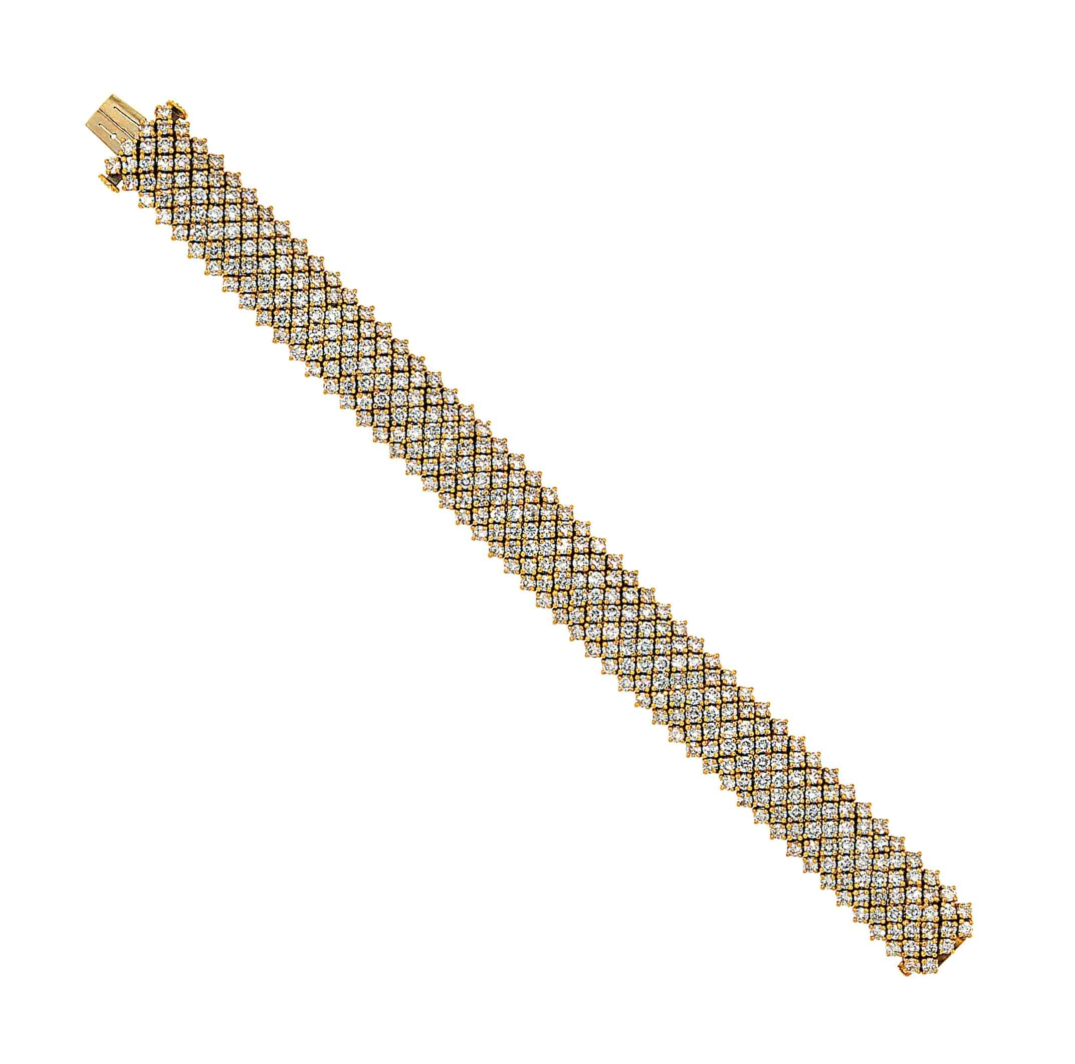 A diamond bracelet