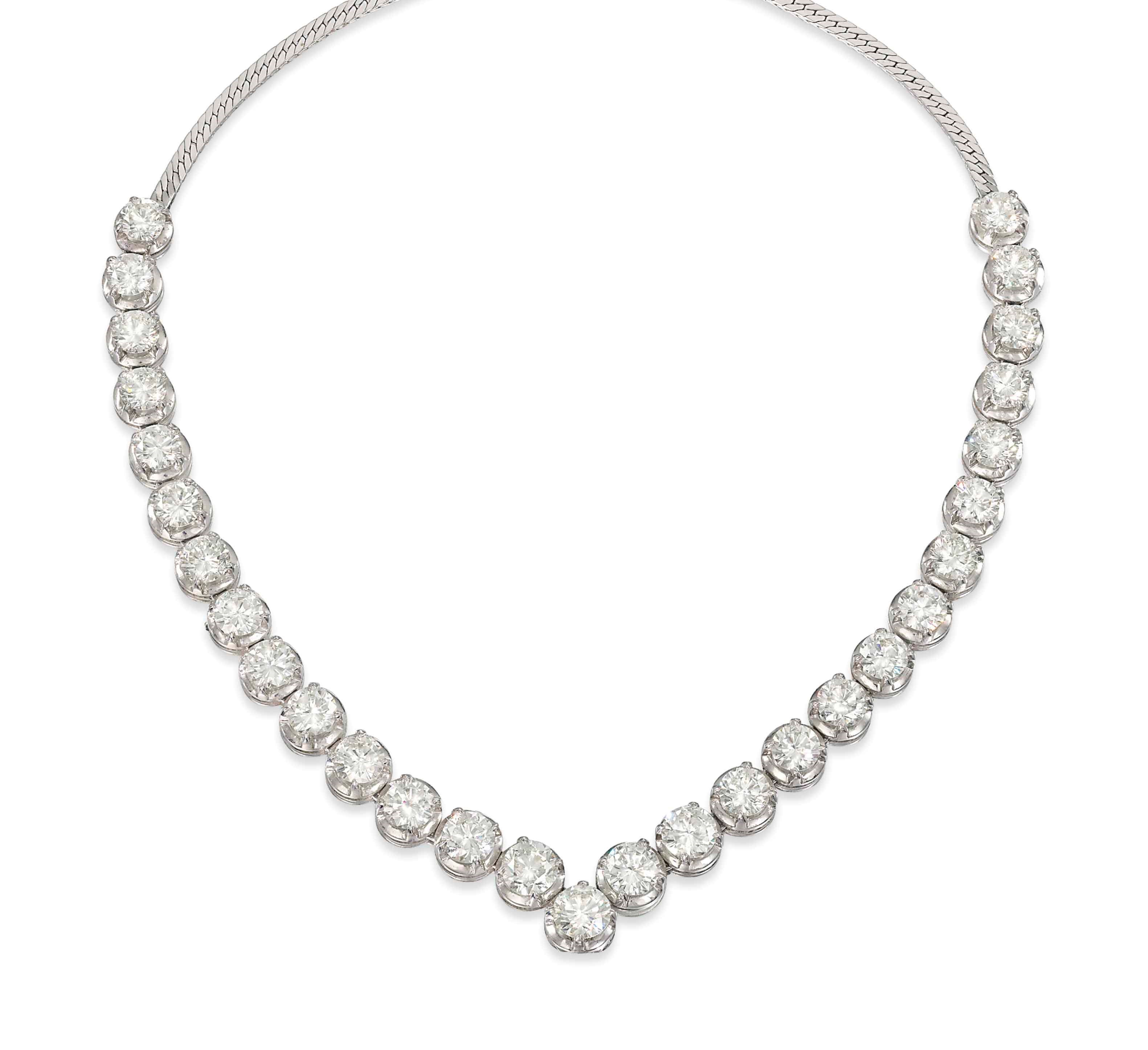 A DIAMOND NECKLACE