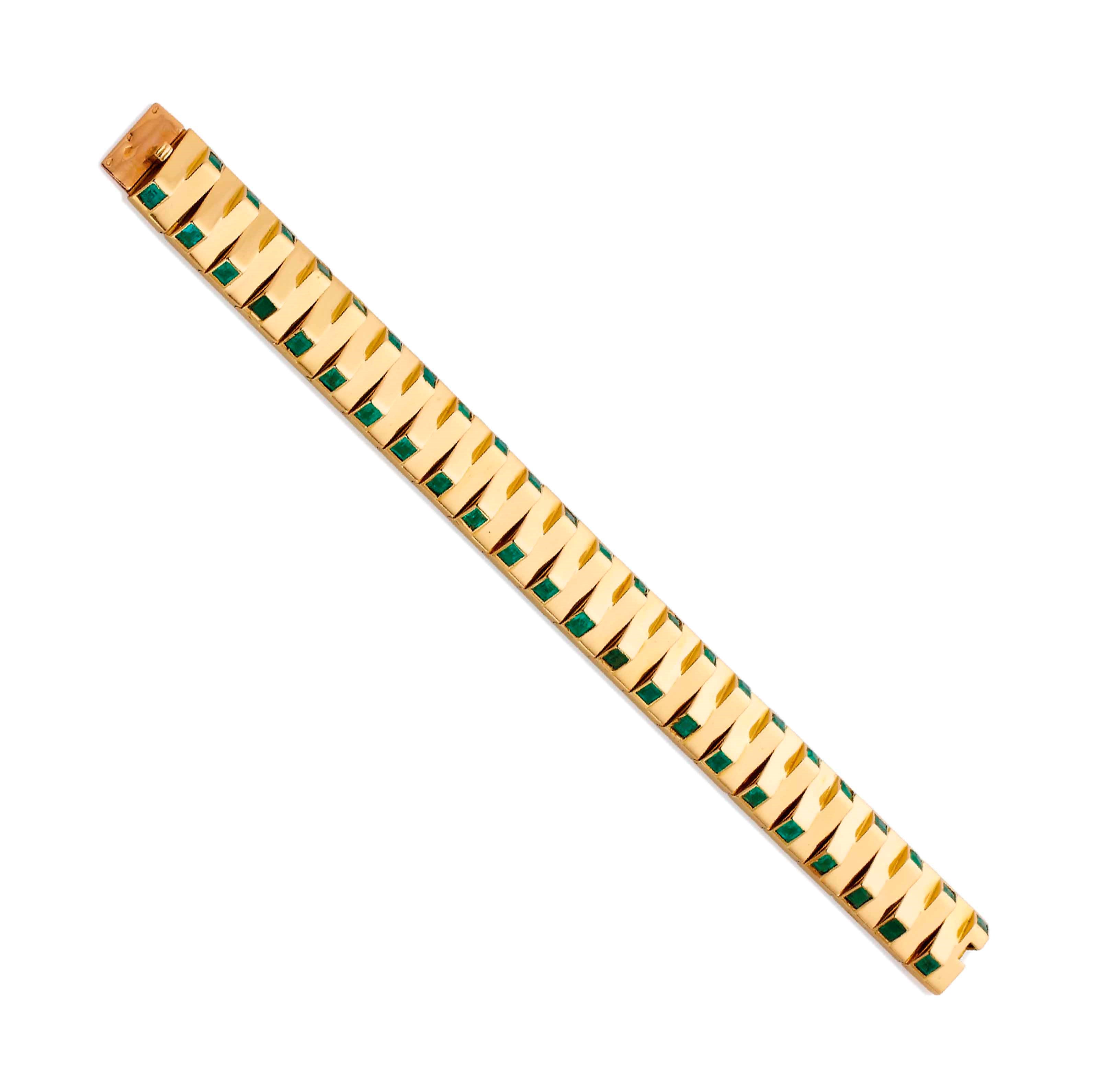 BRACELET EMERAUDES, PAR BOUCHERON